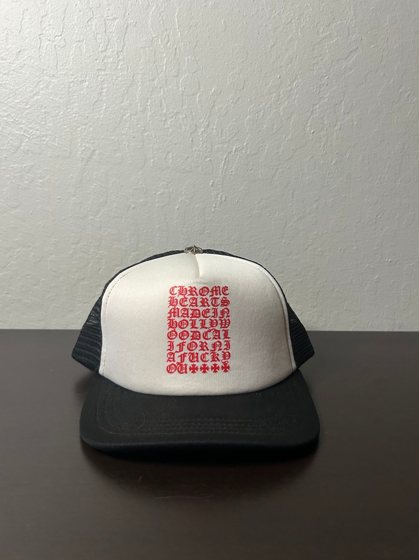 Chrome Hearts Eye Chart Trucker Hat
