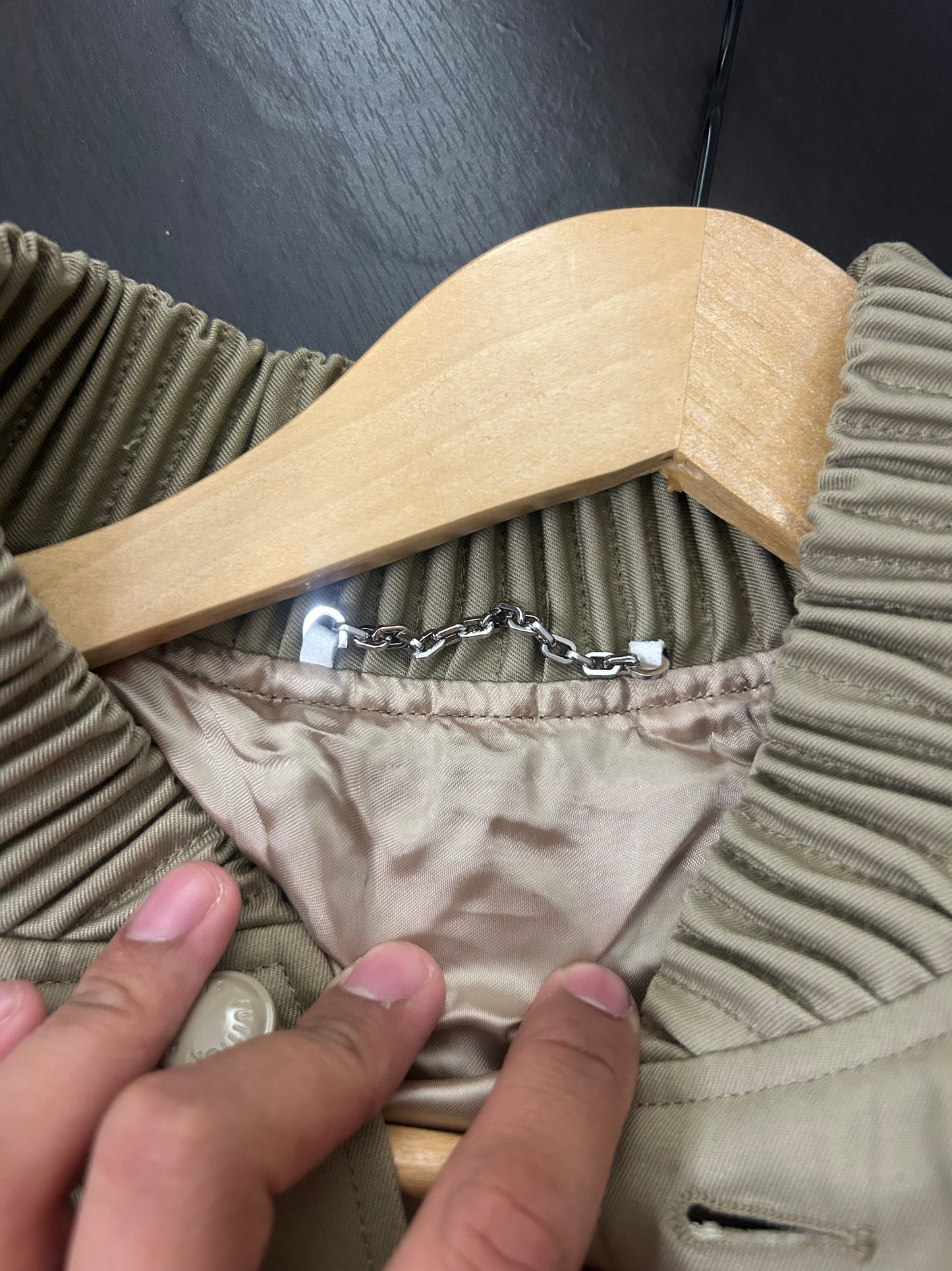 Louis Vuitton Tan Baseball Bomber Jacket