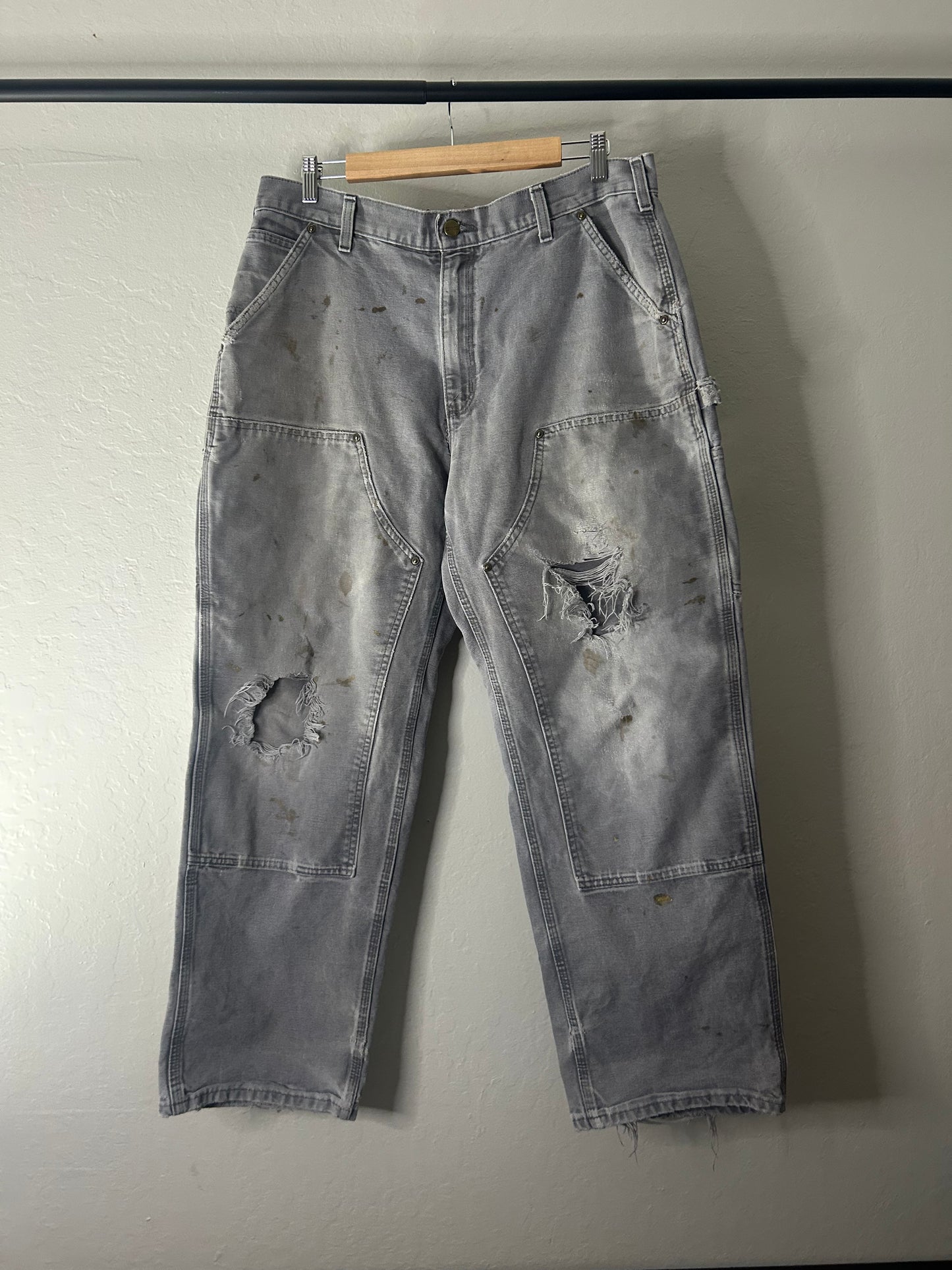 Vintage Carhartt Grey Double Knees