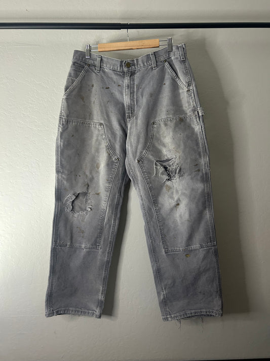 Vintage Carhartt Grey Double Knees