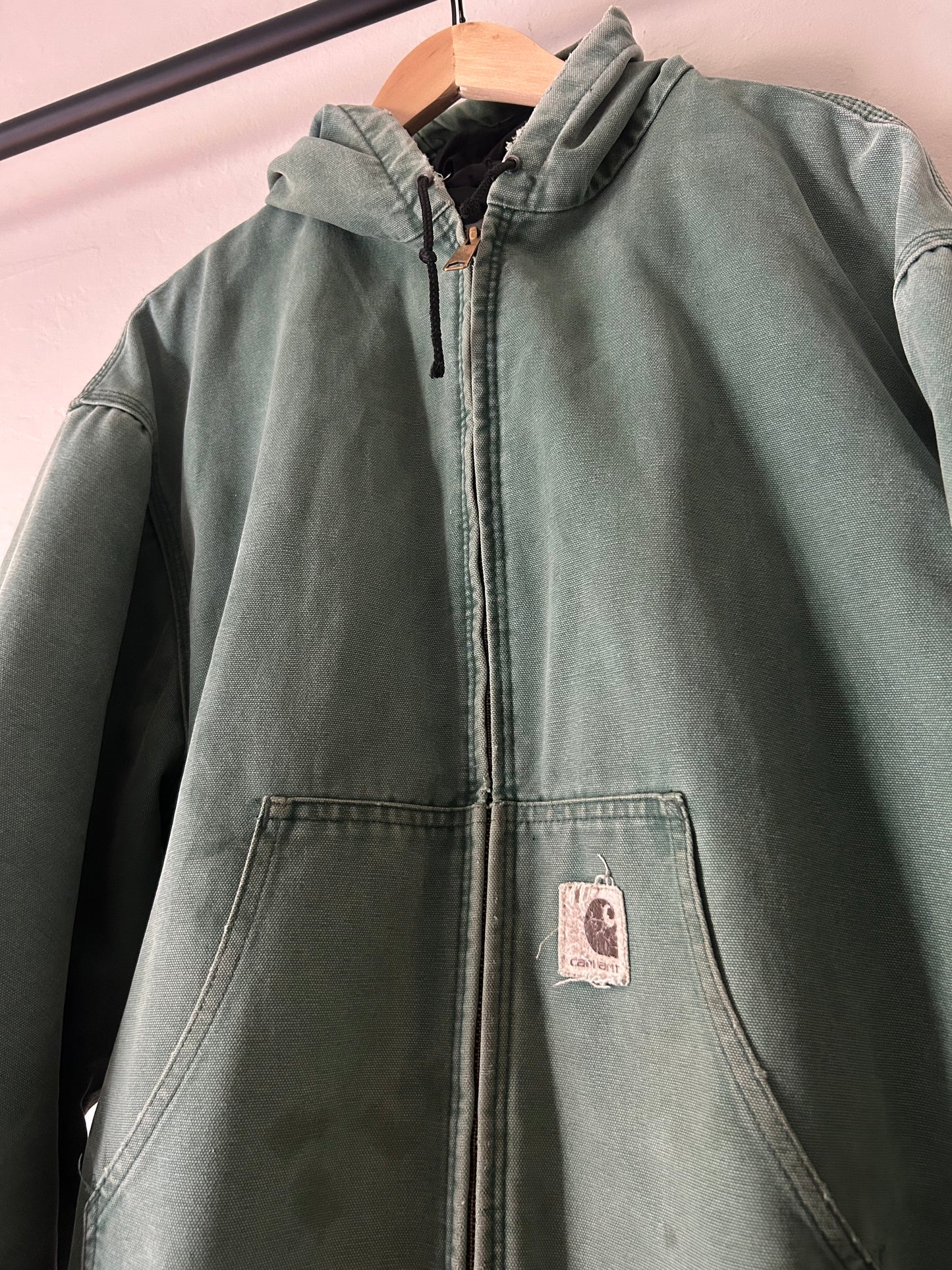 Green Vintage Carhartt Work Jacket