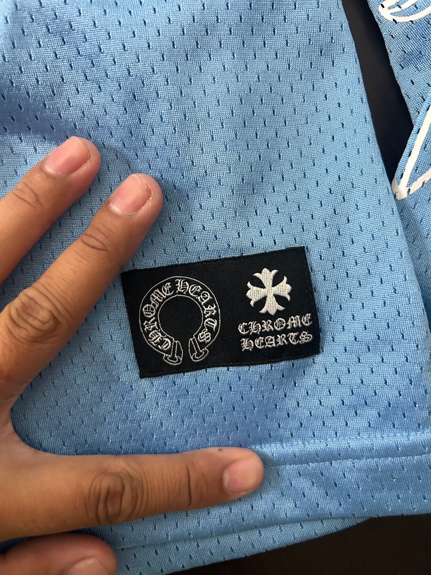 Chrome Hearts Blue Long sleeve Jersey