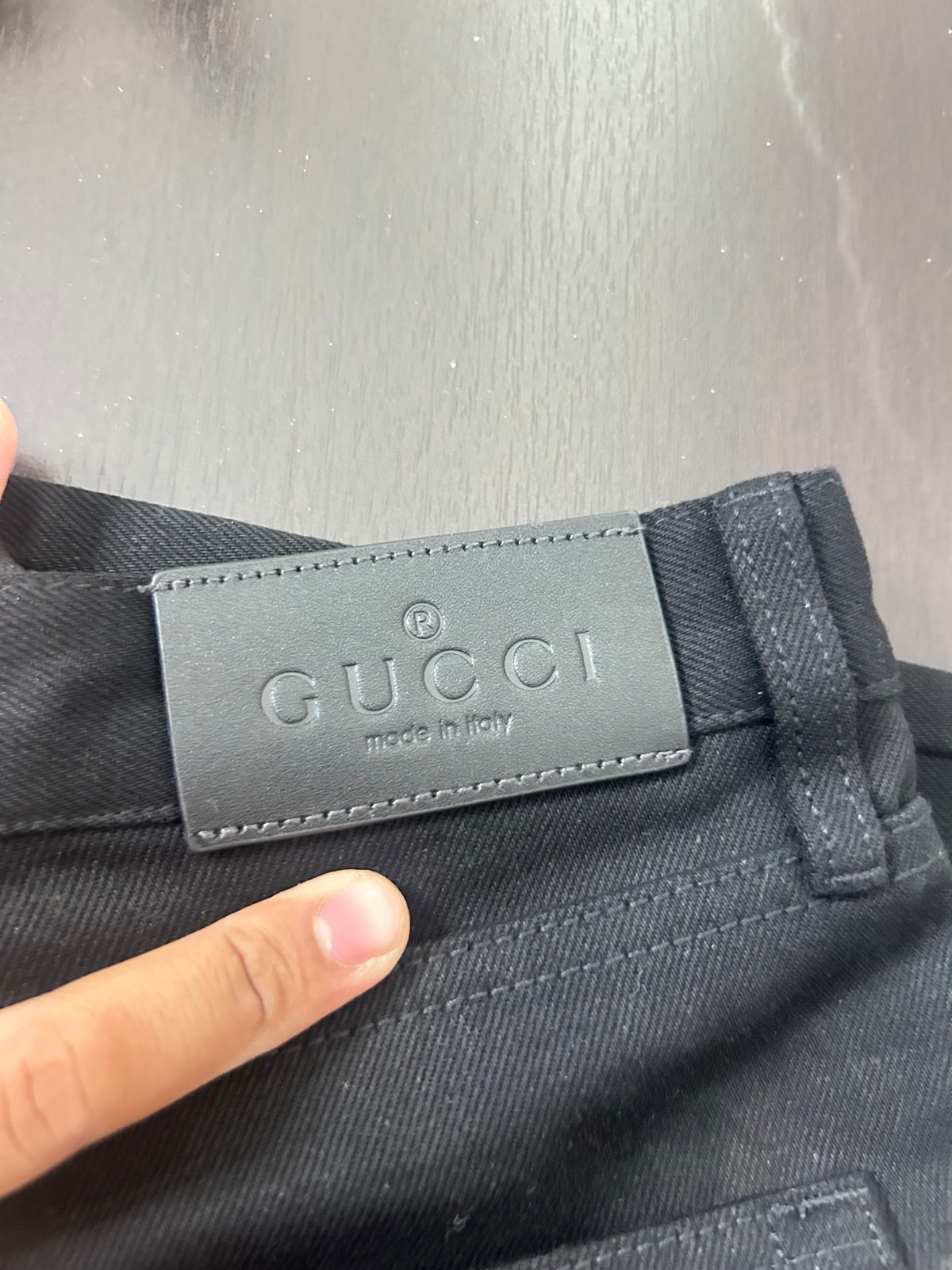 Gucci Demna Black Horsebit Jeans