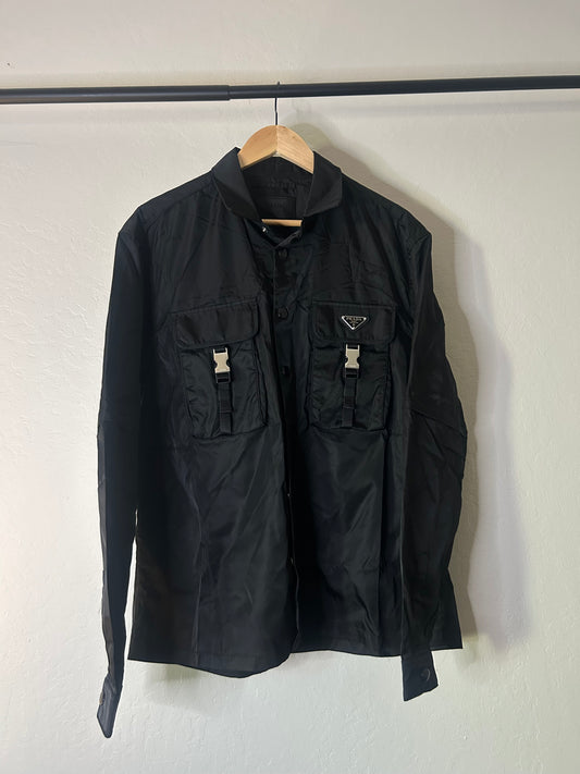 Prada Nylon Convertible Cargo Shirt