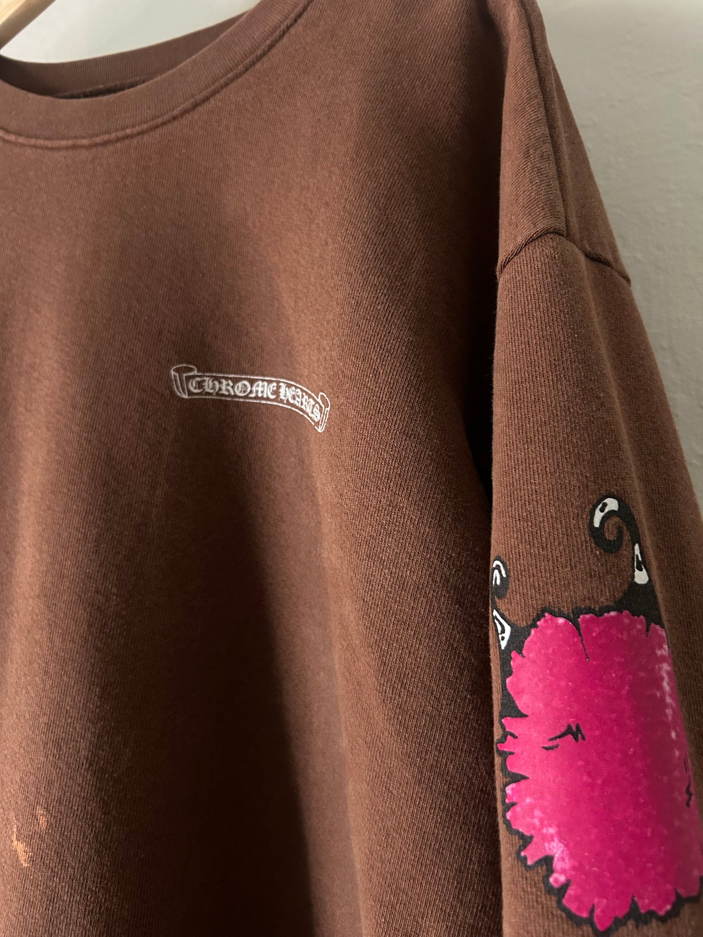 Chrome Hearts Matty Boy Brown Structure Crewneck