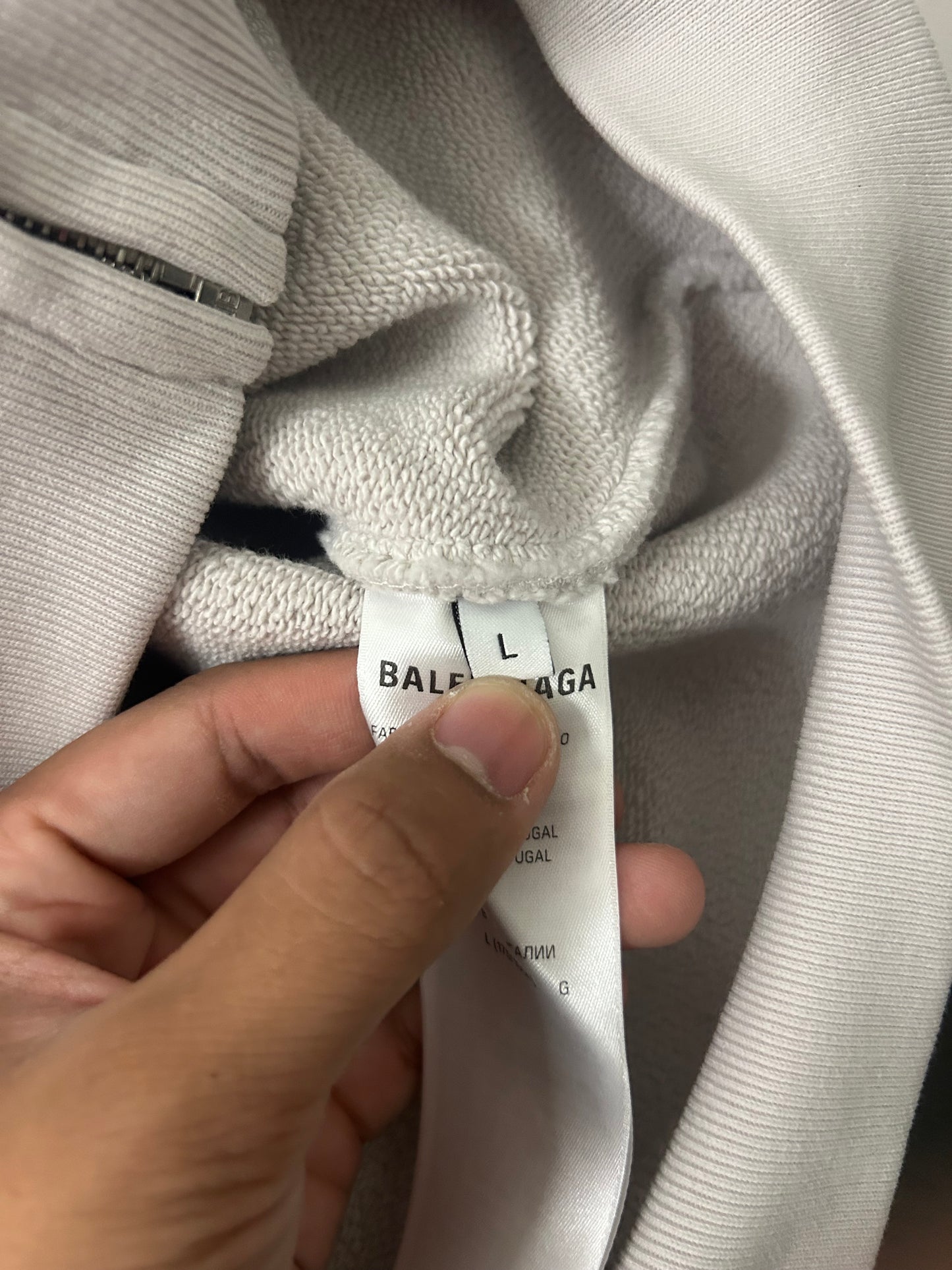 Balenciaga Business Zip Up Hoodie