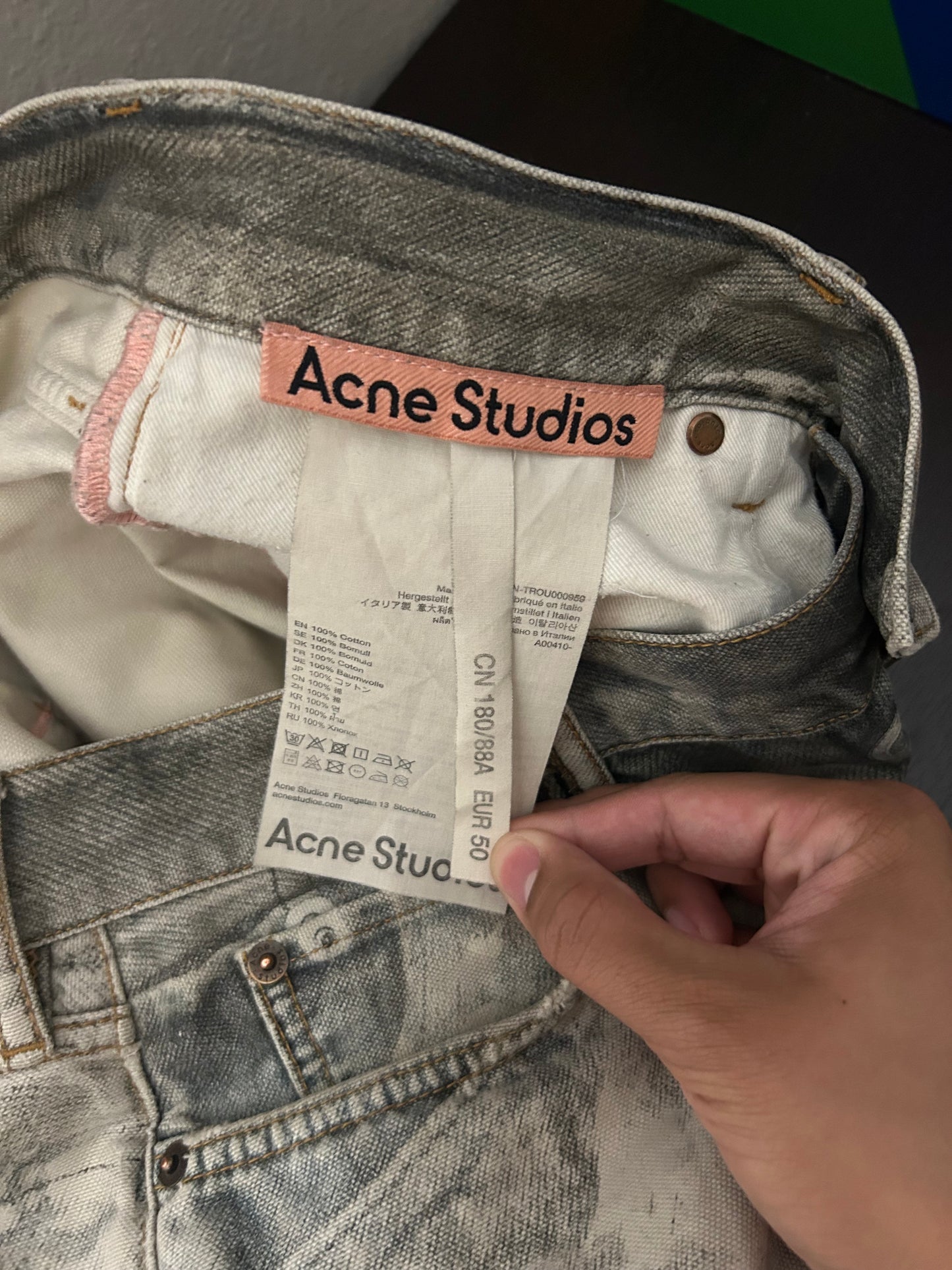 Acne Studios 1981M Cold Grey Jeans