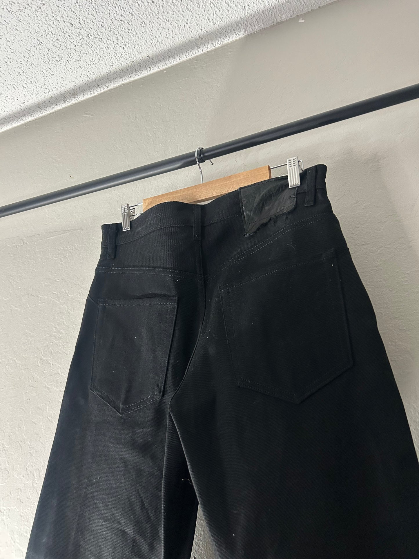 K2 Studios Black Selvedge Cut Denim