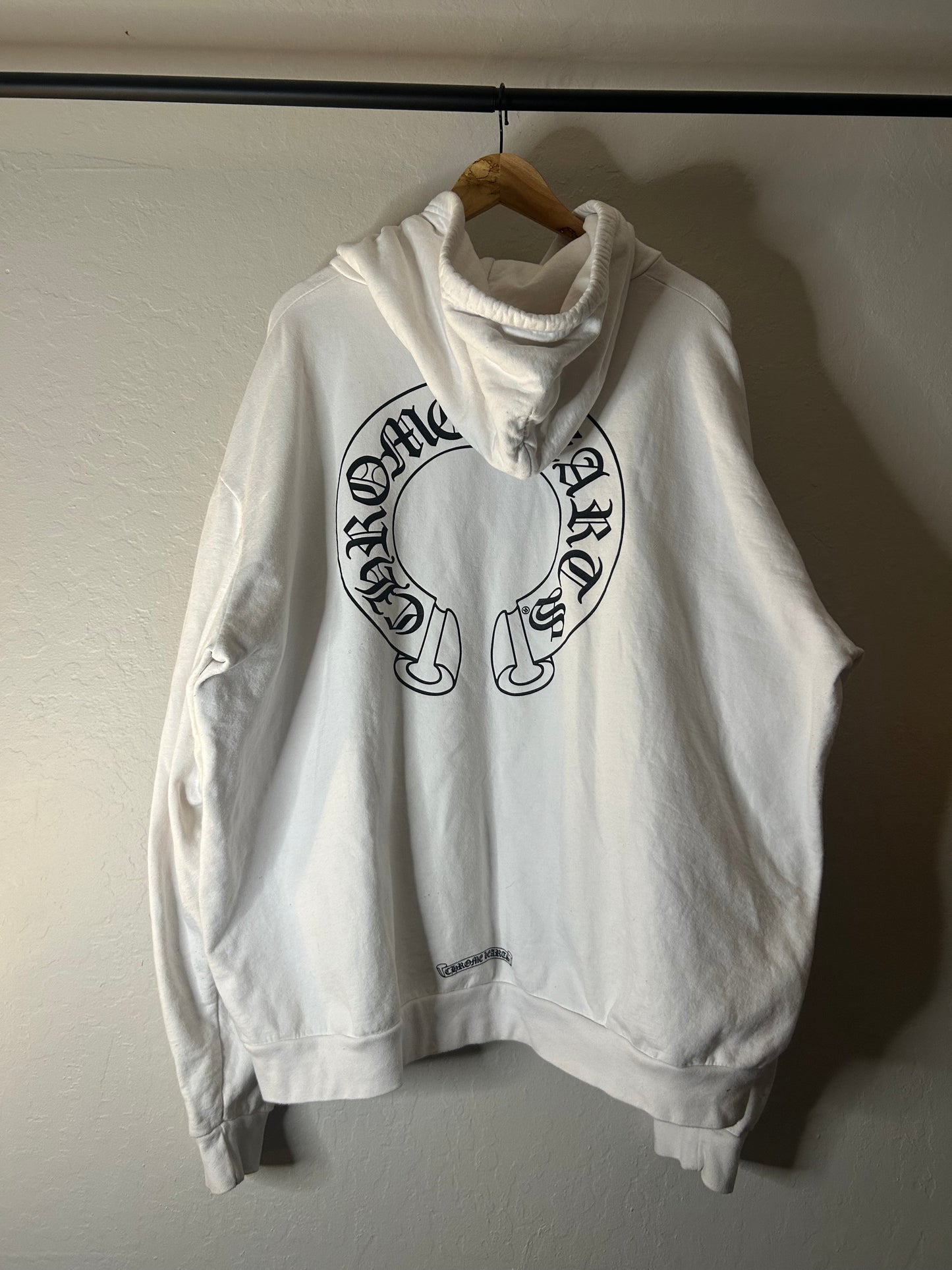 Chrome Hearts White Floral Zip up Hoodie