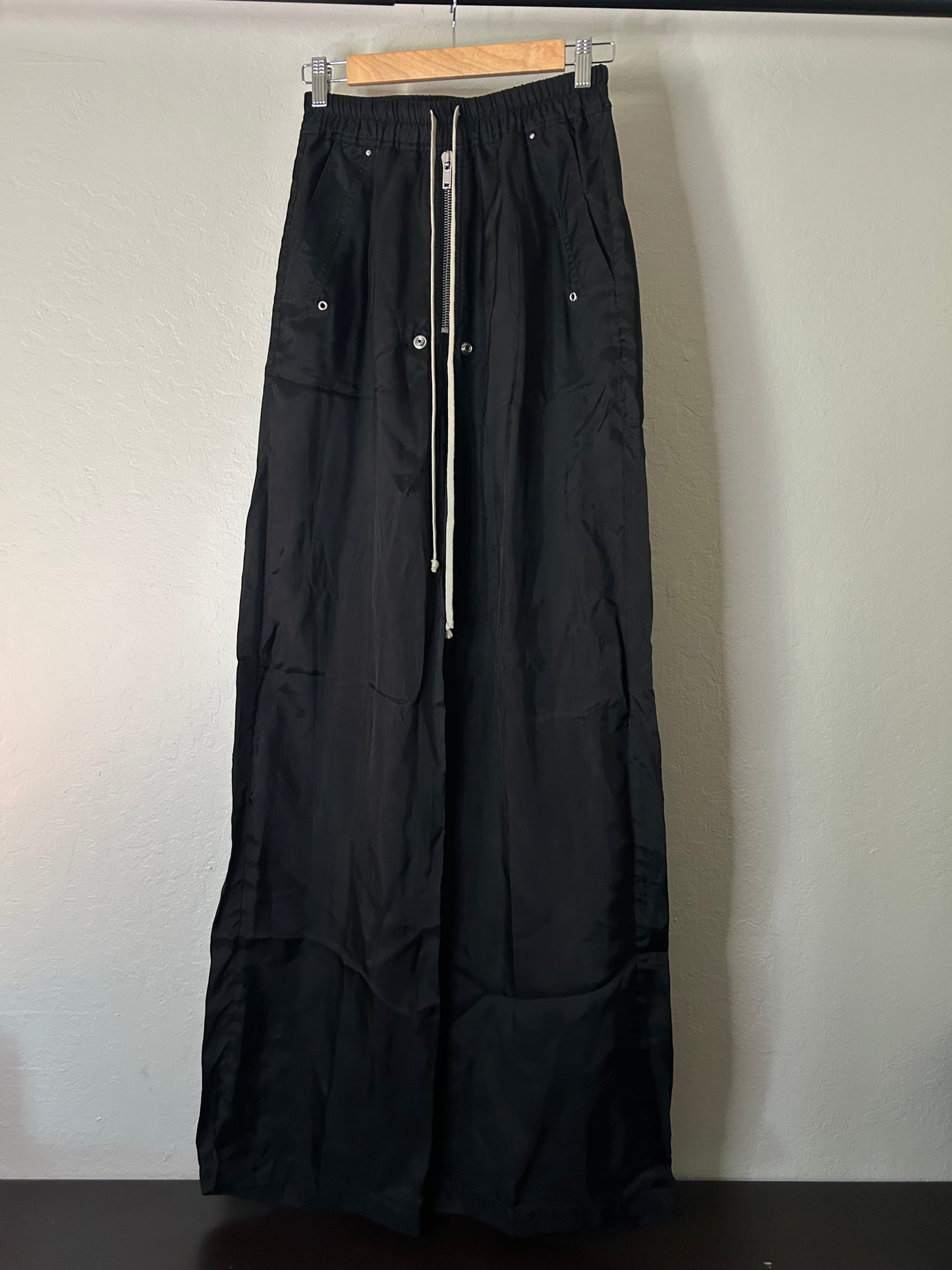 Rick Owen Wide Leg Nylon Geth Pants
