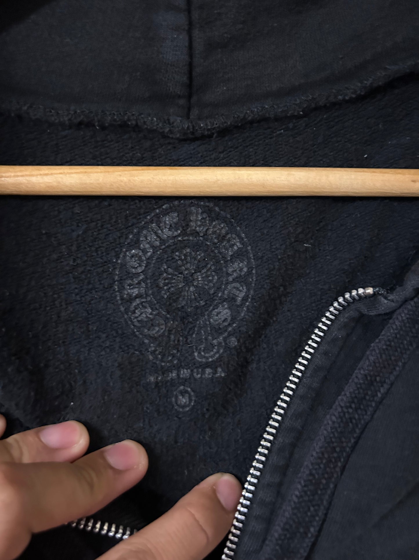 Chrome Hearts T Bar Zip Up