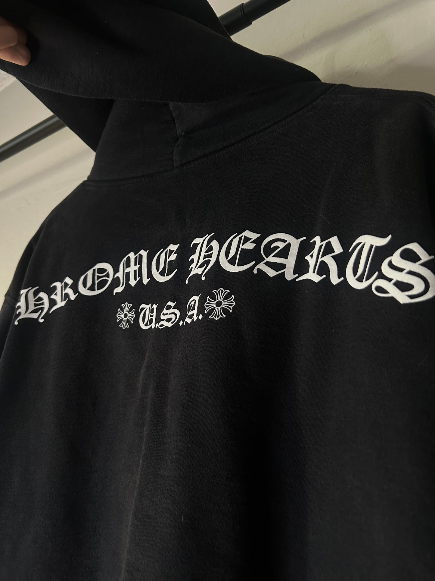 Chrome Hearts T Bar Zip Up Hoodie