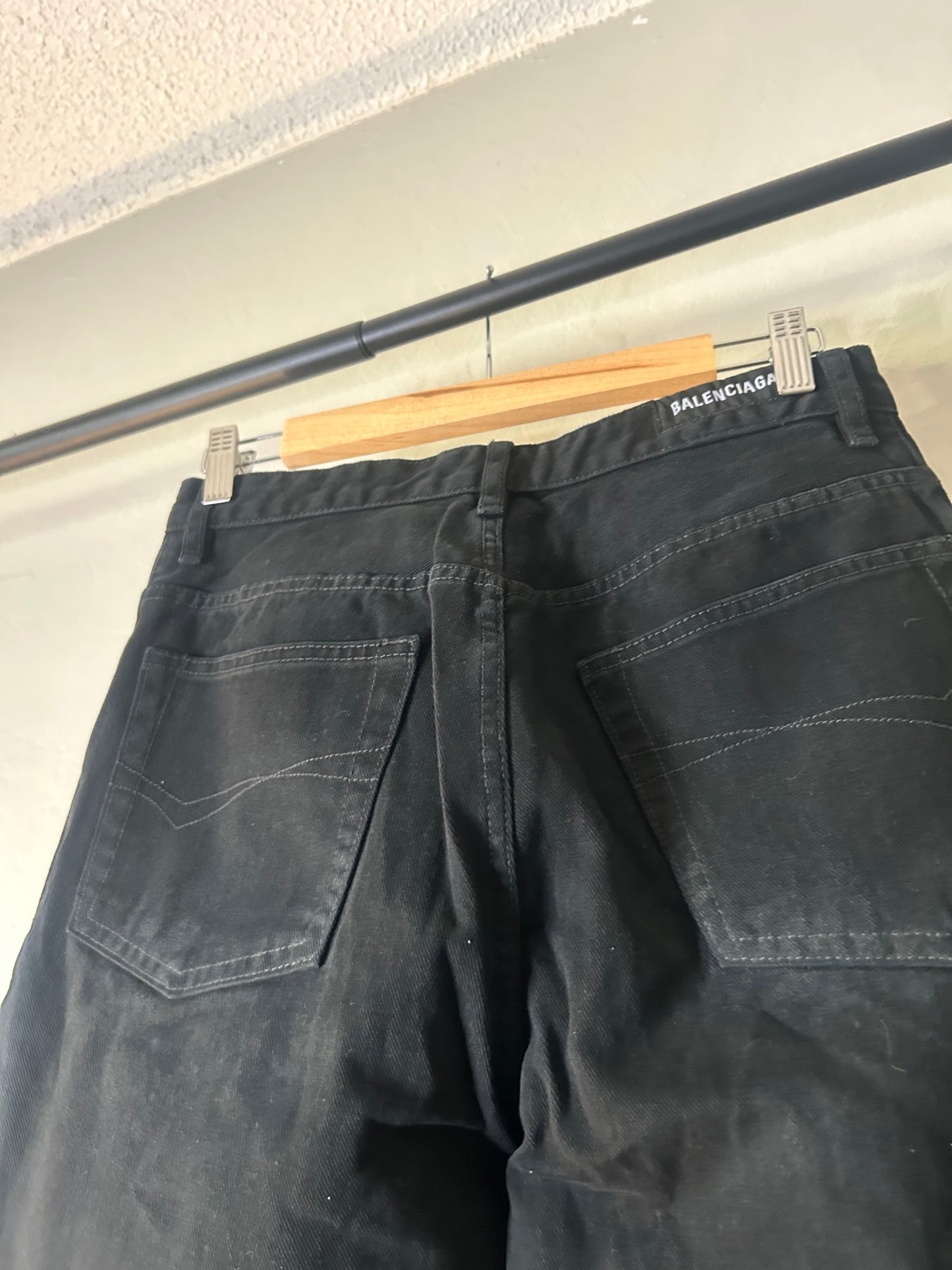 Balenciaga Black Flare Jeans