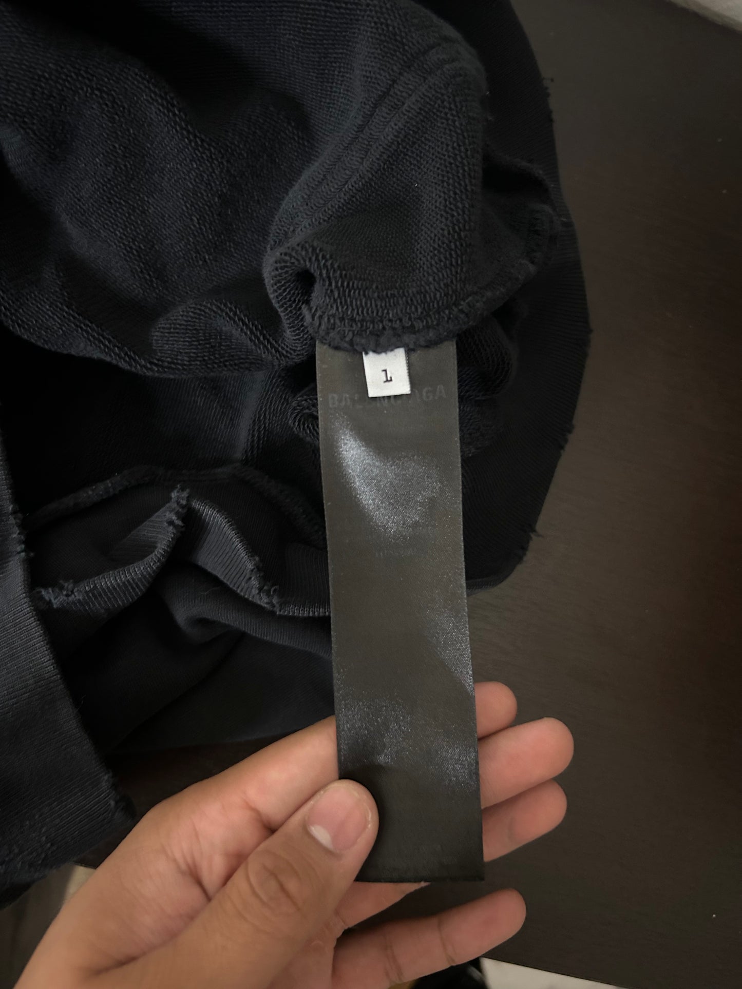 Balenciaga Black Tape Logo Hoodie