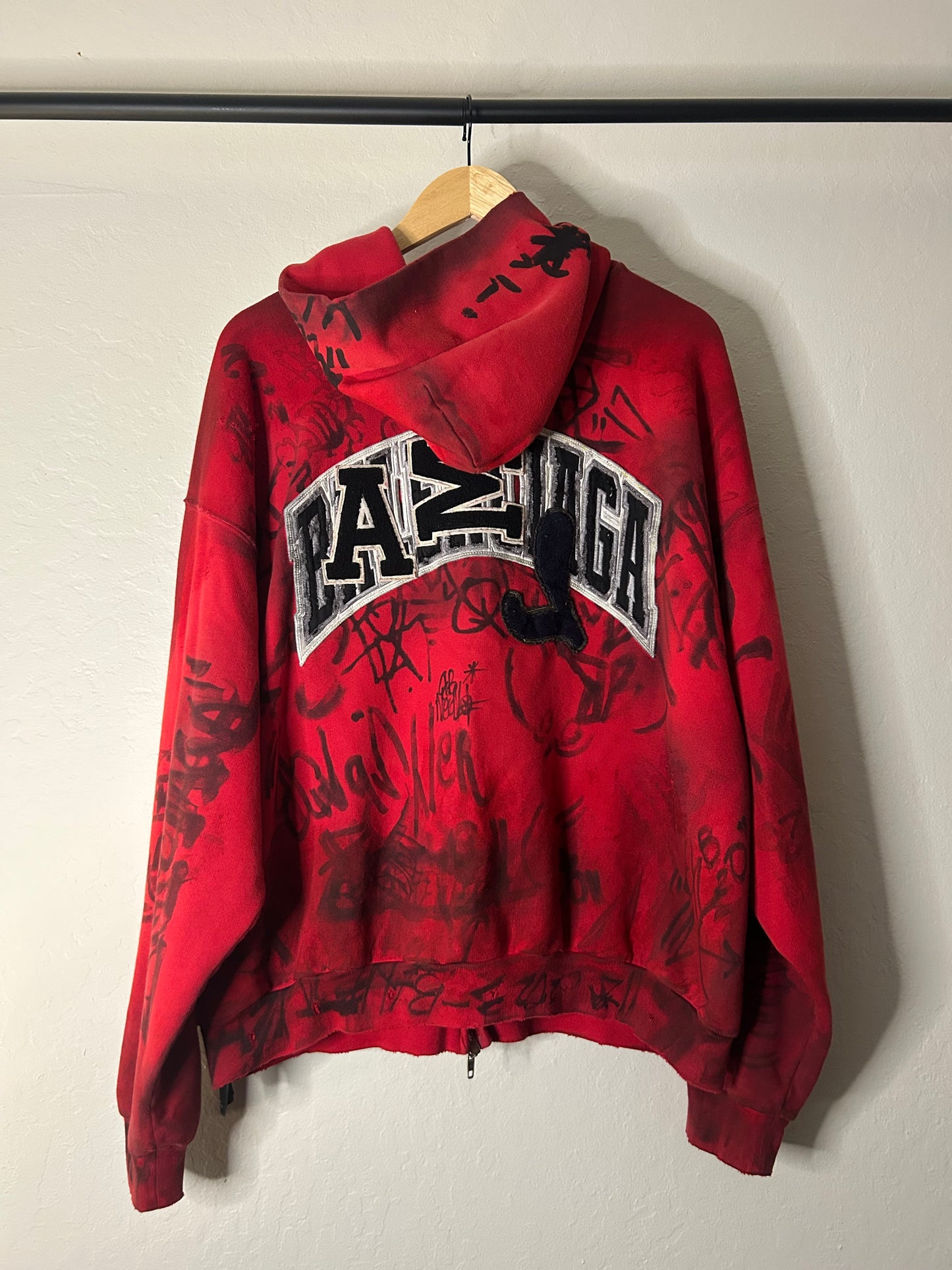 Balenciaga Red Skater Hoodie