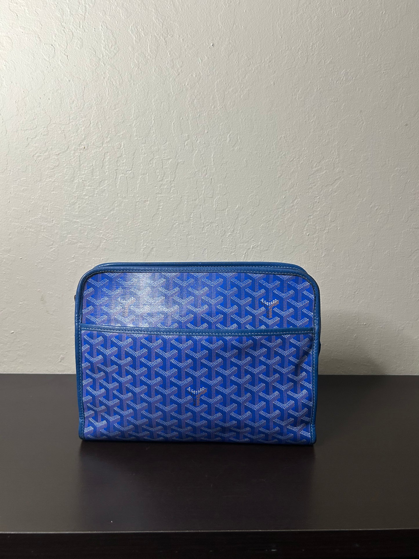 Goyard Blue Toiletry Bag