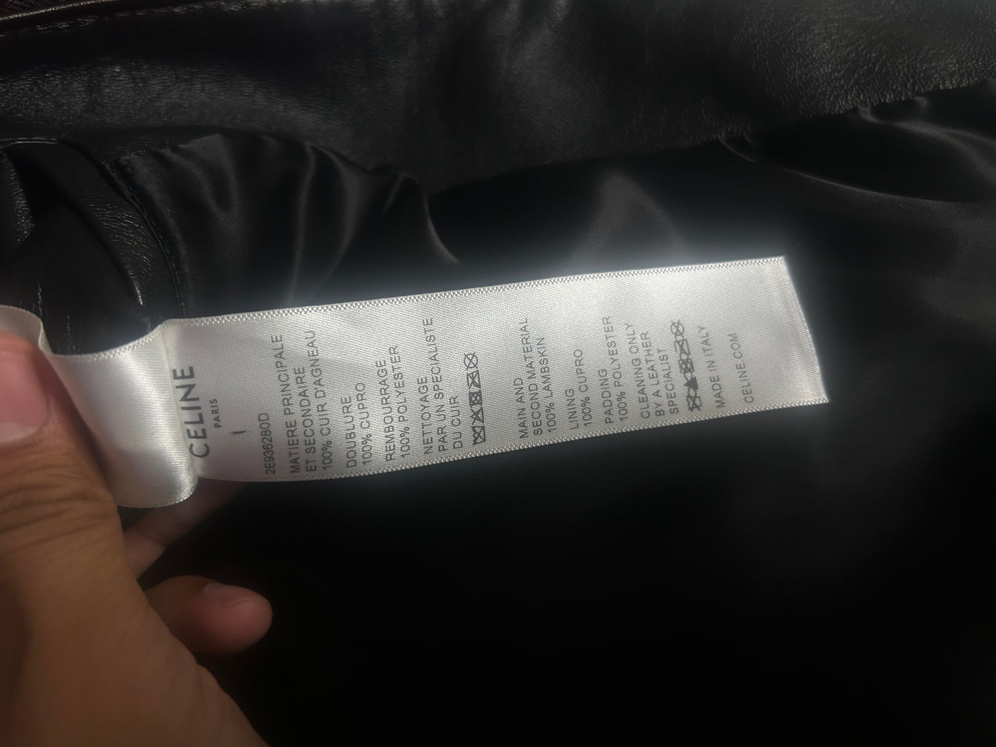 Celine Lambskin Runway Jacket