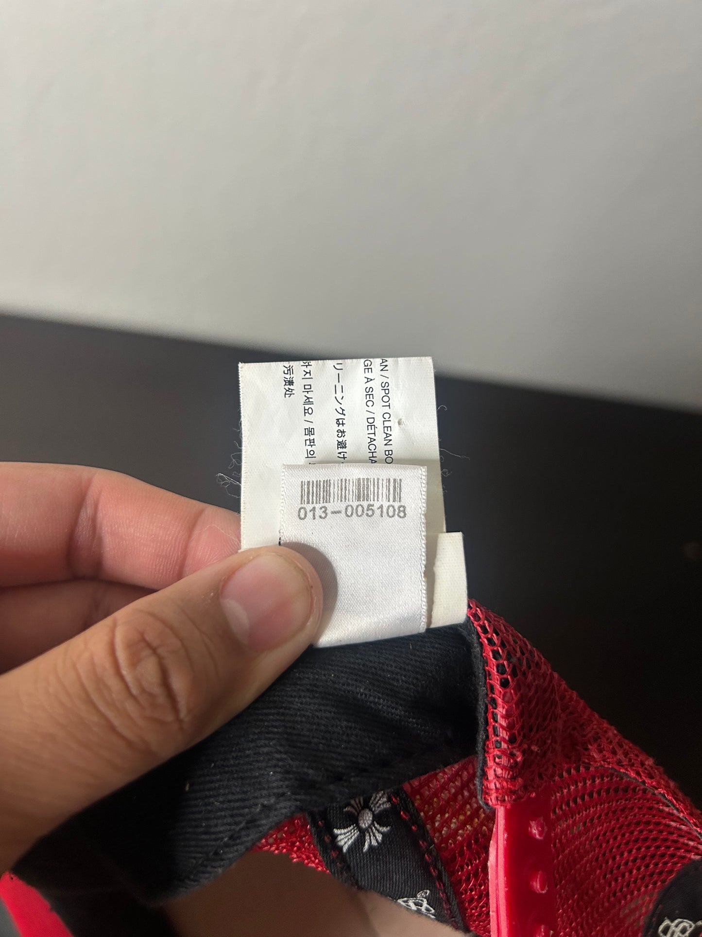 Chrome Hearts Red Trucker Hat