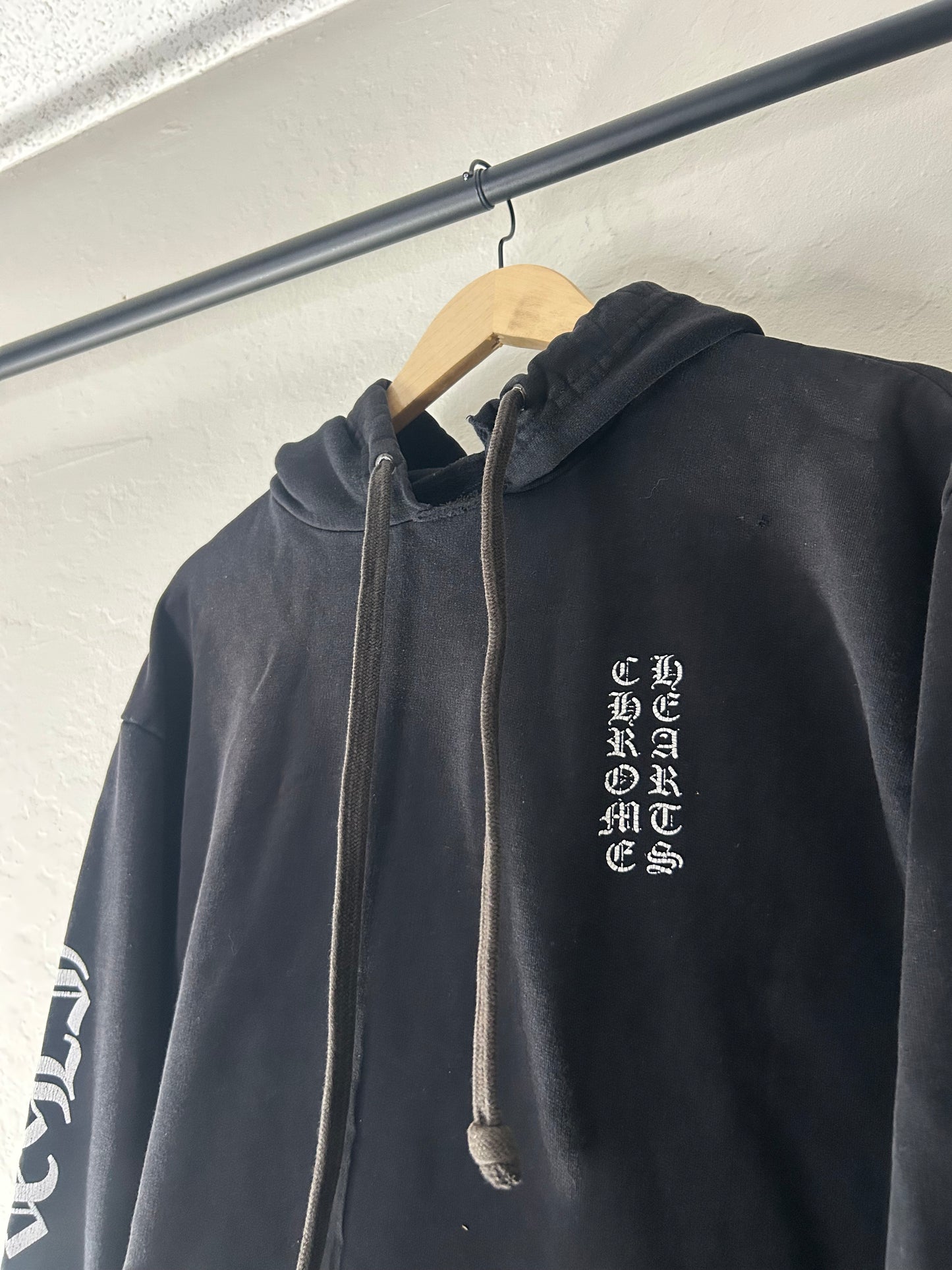 Chrome Hearts Vertical Logo Hoodie