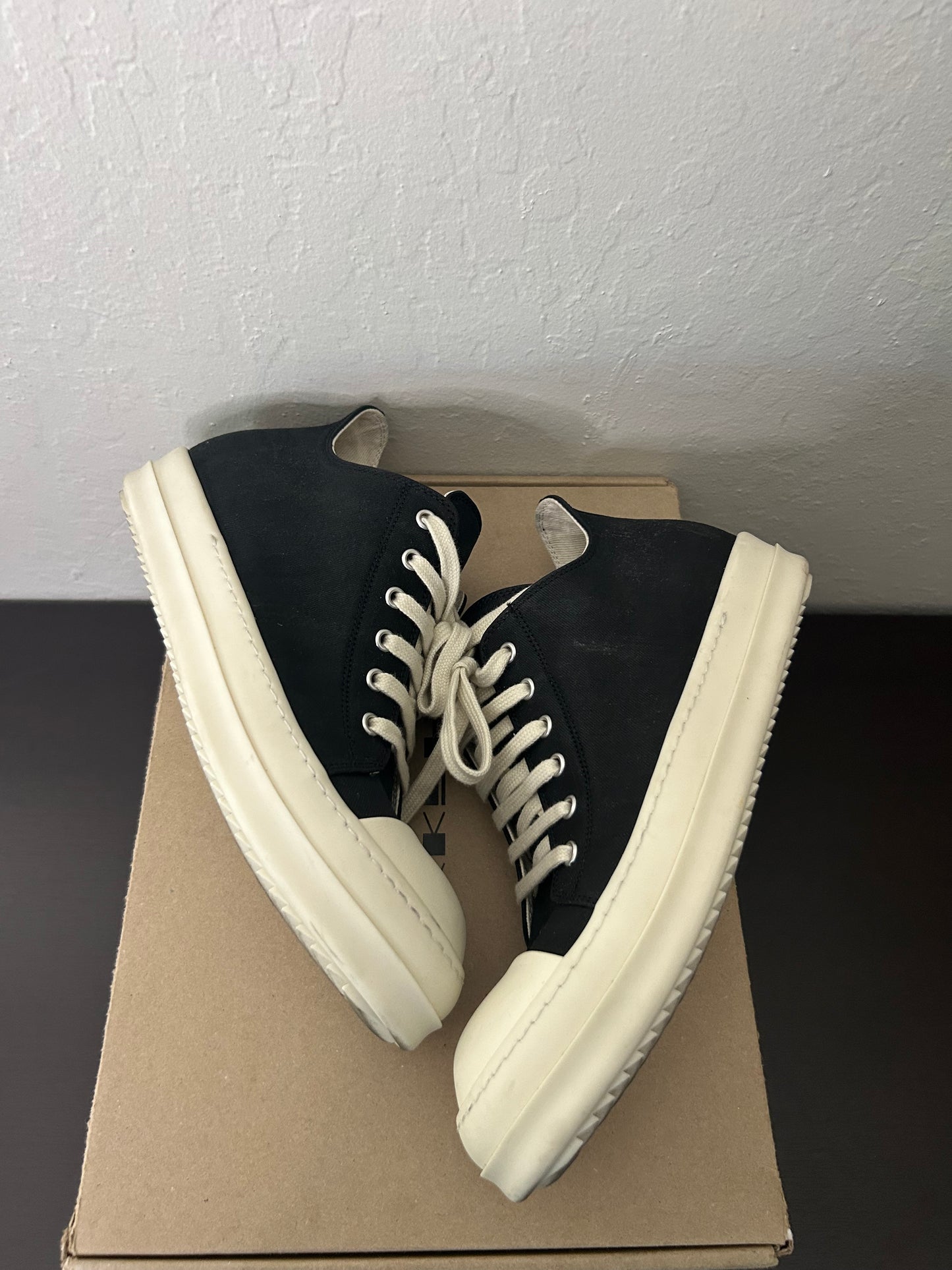 Rick Owens DRKSHDW Canvas Ramones