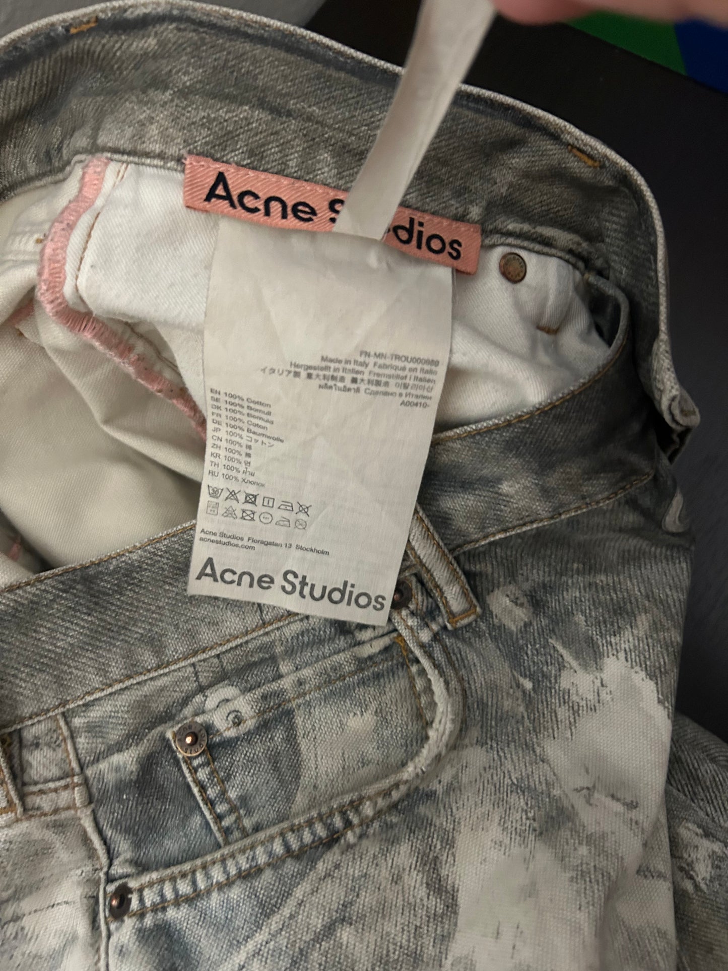 Acne Studios 1981M Cold Grey Jeans