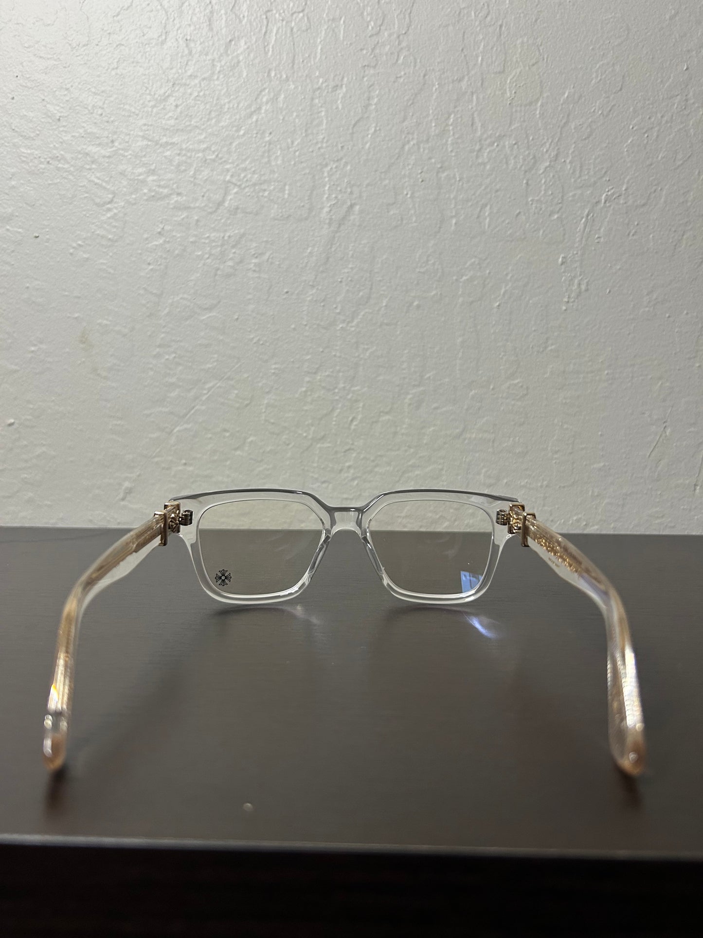 Chrome Hearts Vagillionaire II 22K Clear Glasses