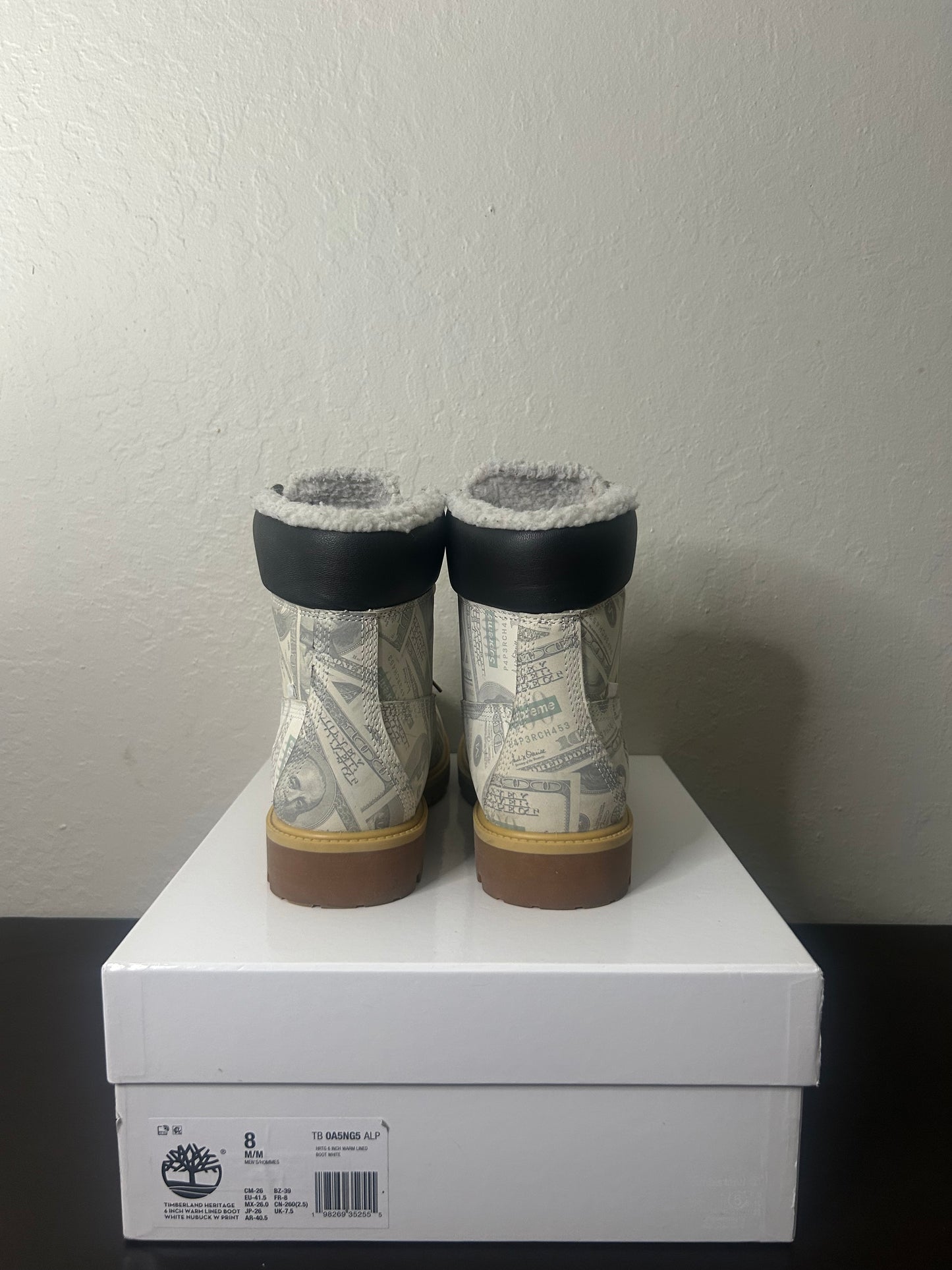 Supreme Maison Margiela Money Timberlands