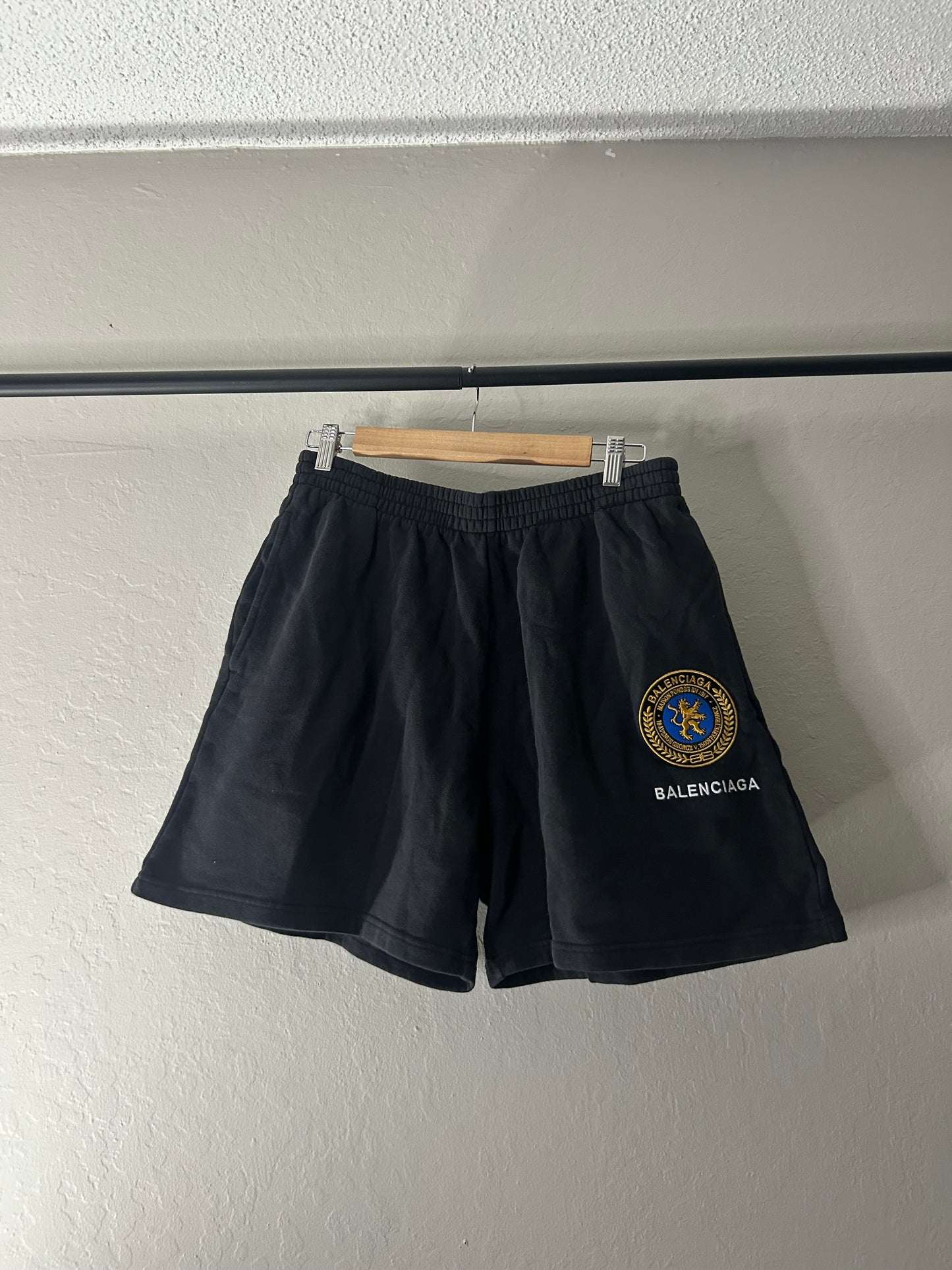 Balenciaga Blue Motif Shorts