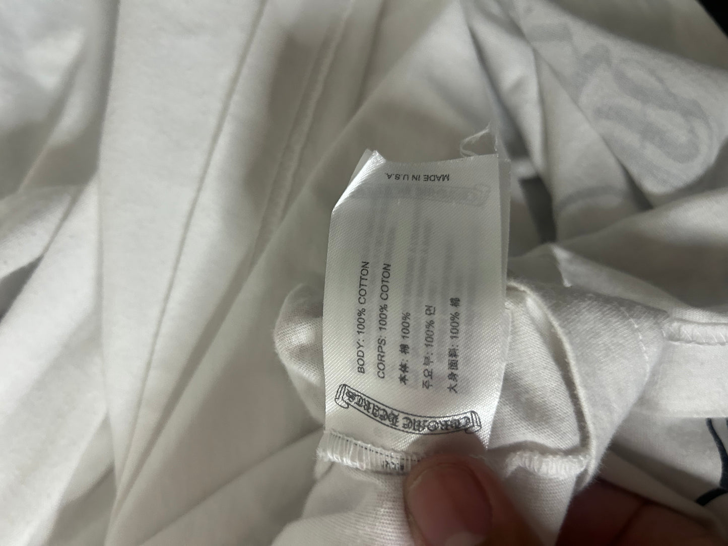 Chrome Hearts Las Vegas White Floral Longsleeve