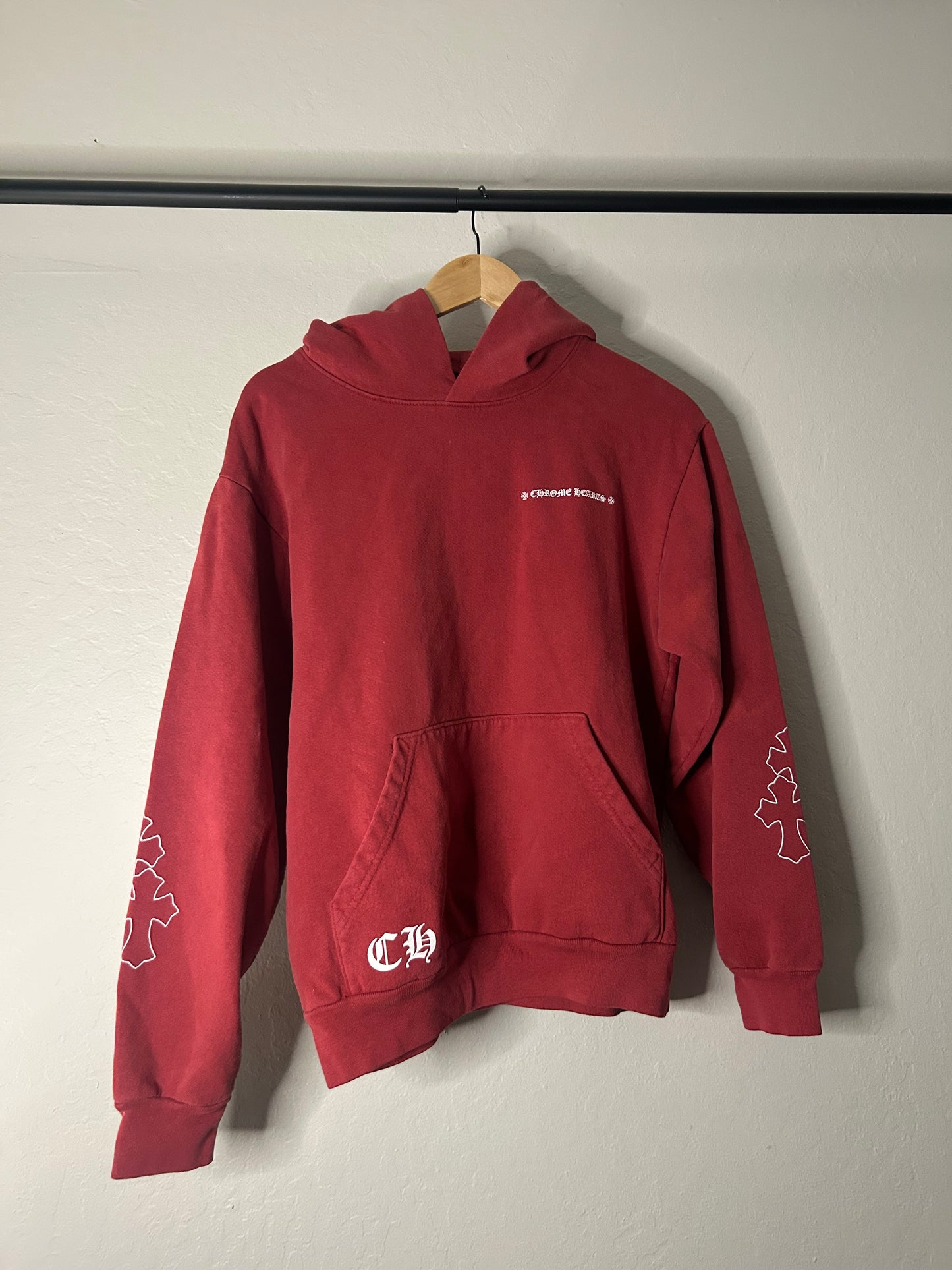 Chrome Hearts Drake CLB Red Hoodie
