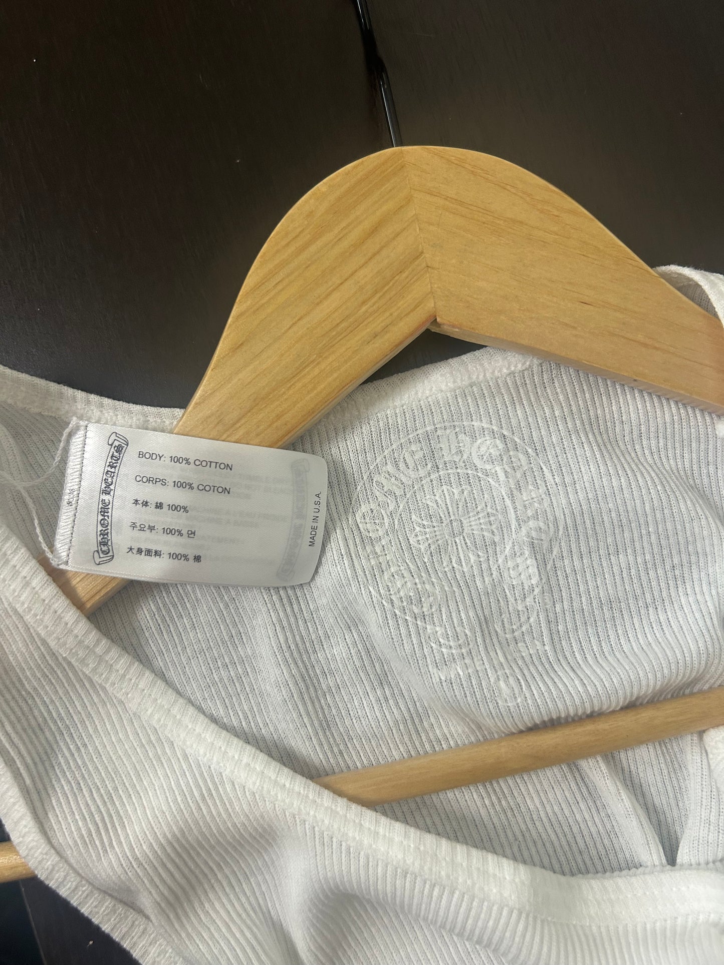 Chrome Hearts Pink T Bar Tank Top