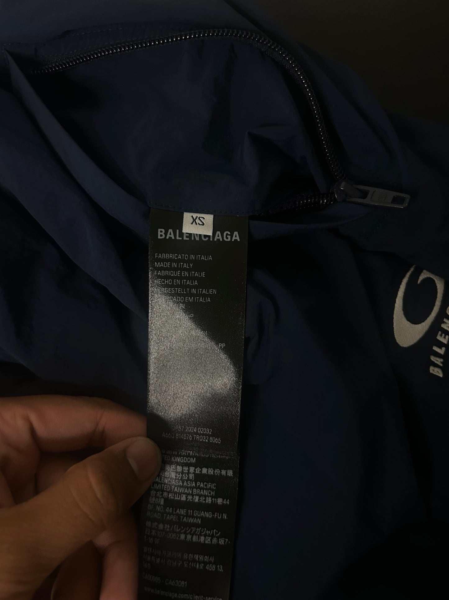 Balenciaga Navy Surfer Track Pants