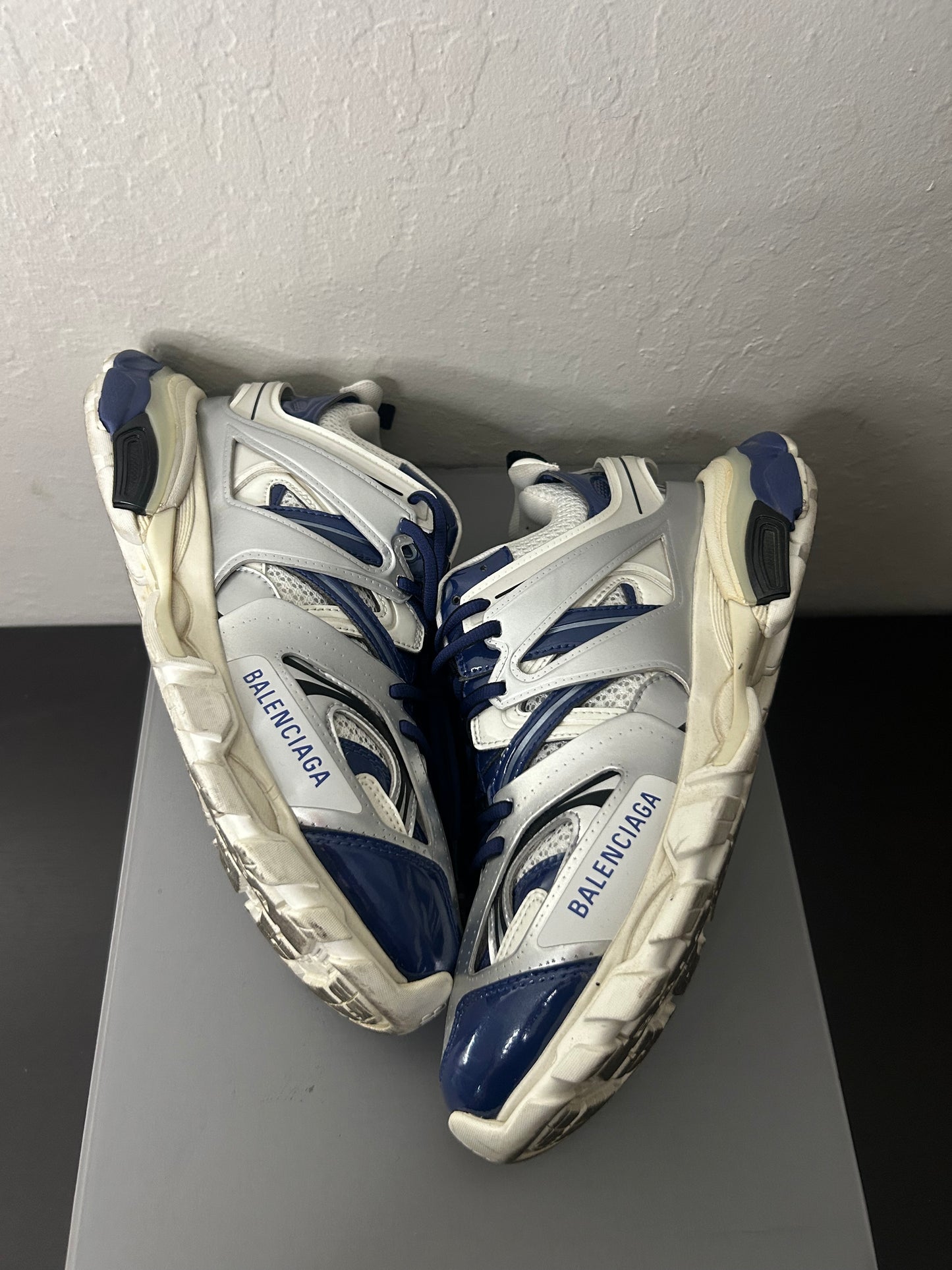 Balenciaga LED Blue Track Runners