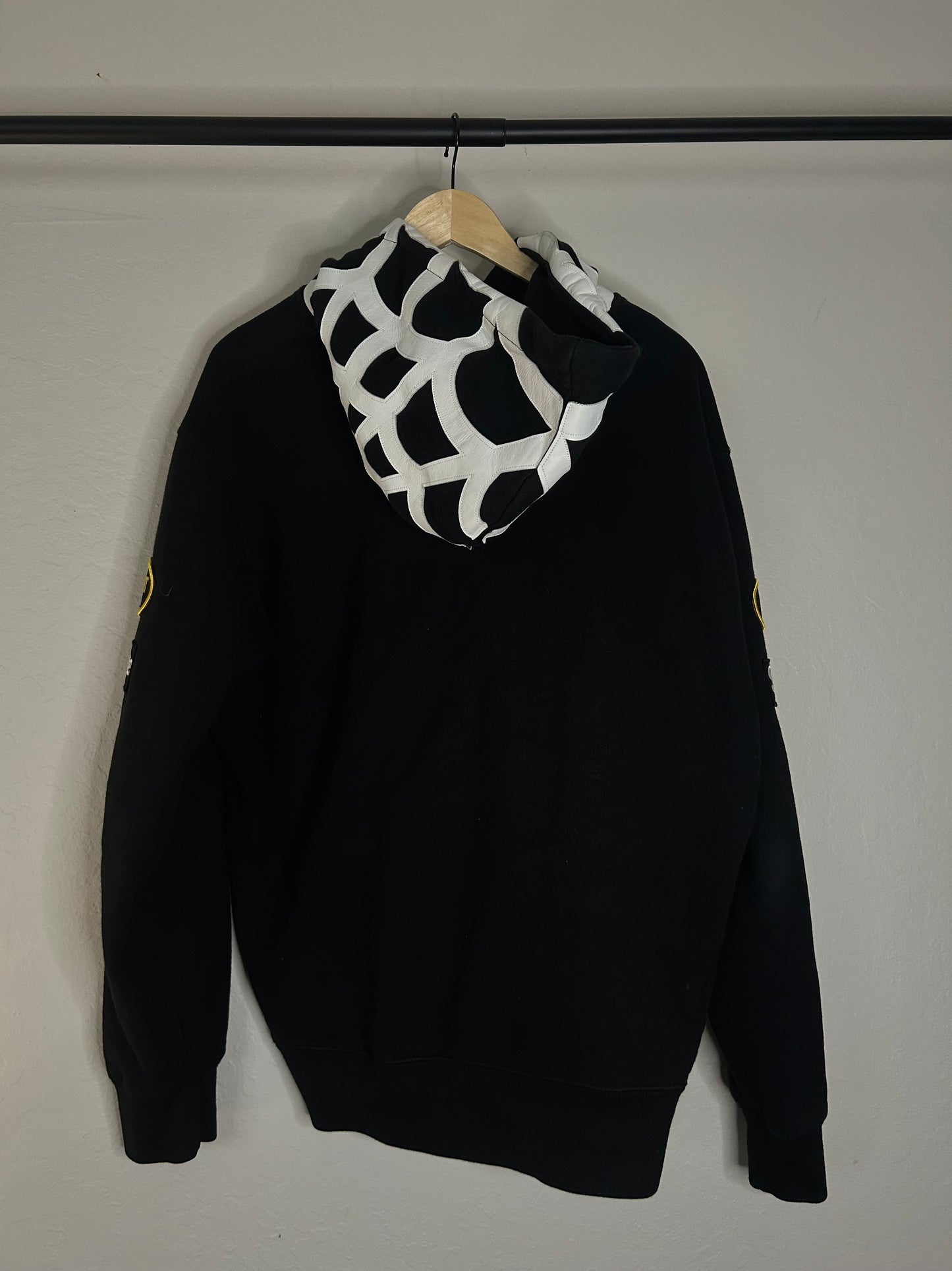 Black Supreme Vanson Web Zip up Hoodie