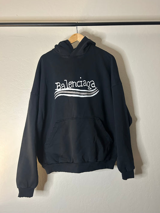 Balenciaga Hand Drawn Logo Hoodie