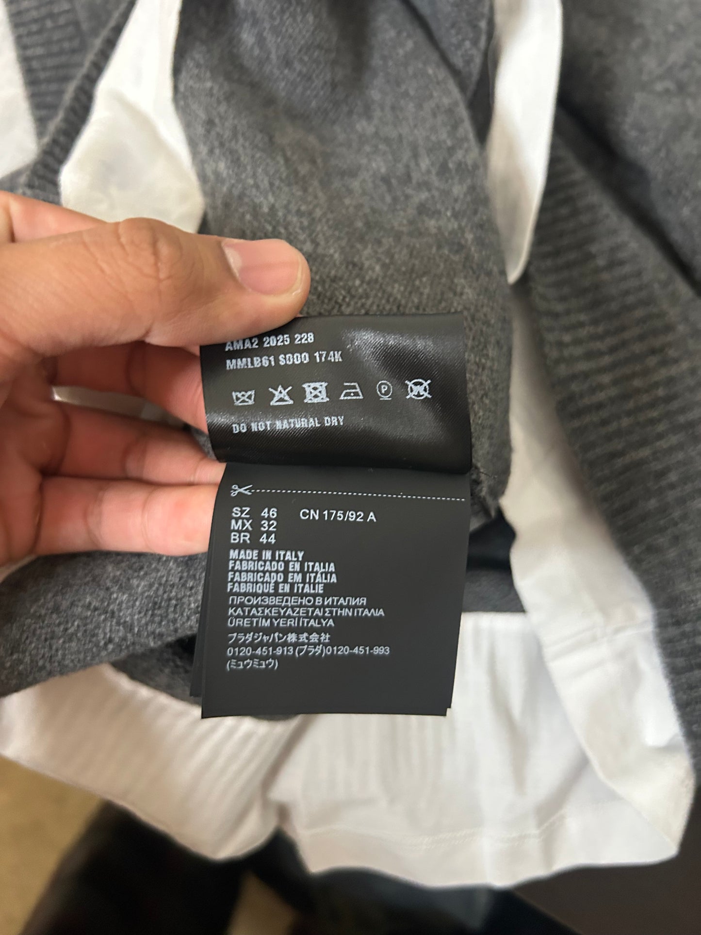 Miu Miu Cashmere V Neck Sweater