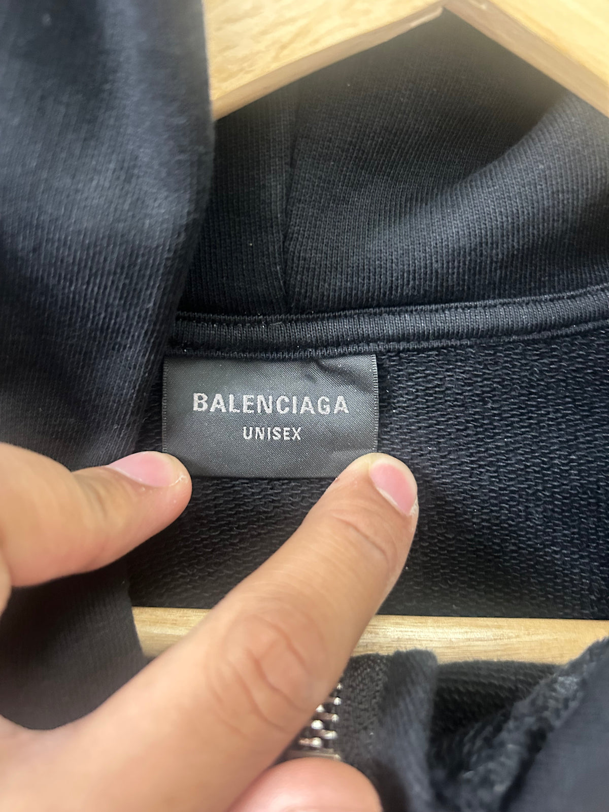 Balenciaga Paris Soccer Zip Up Hoodie