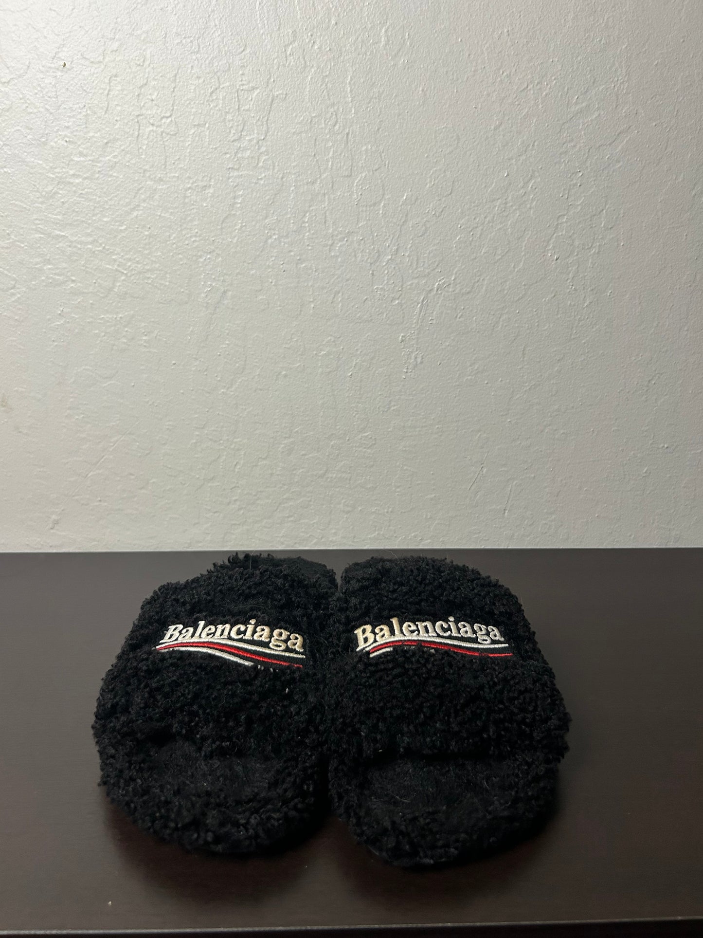 Balenciaga Black Fur Campaign Slides