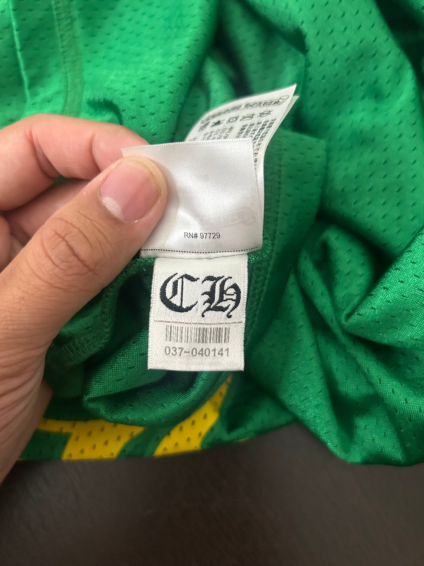 Chrome Hearts Green/Yellow Longsleeve Jersey