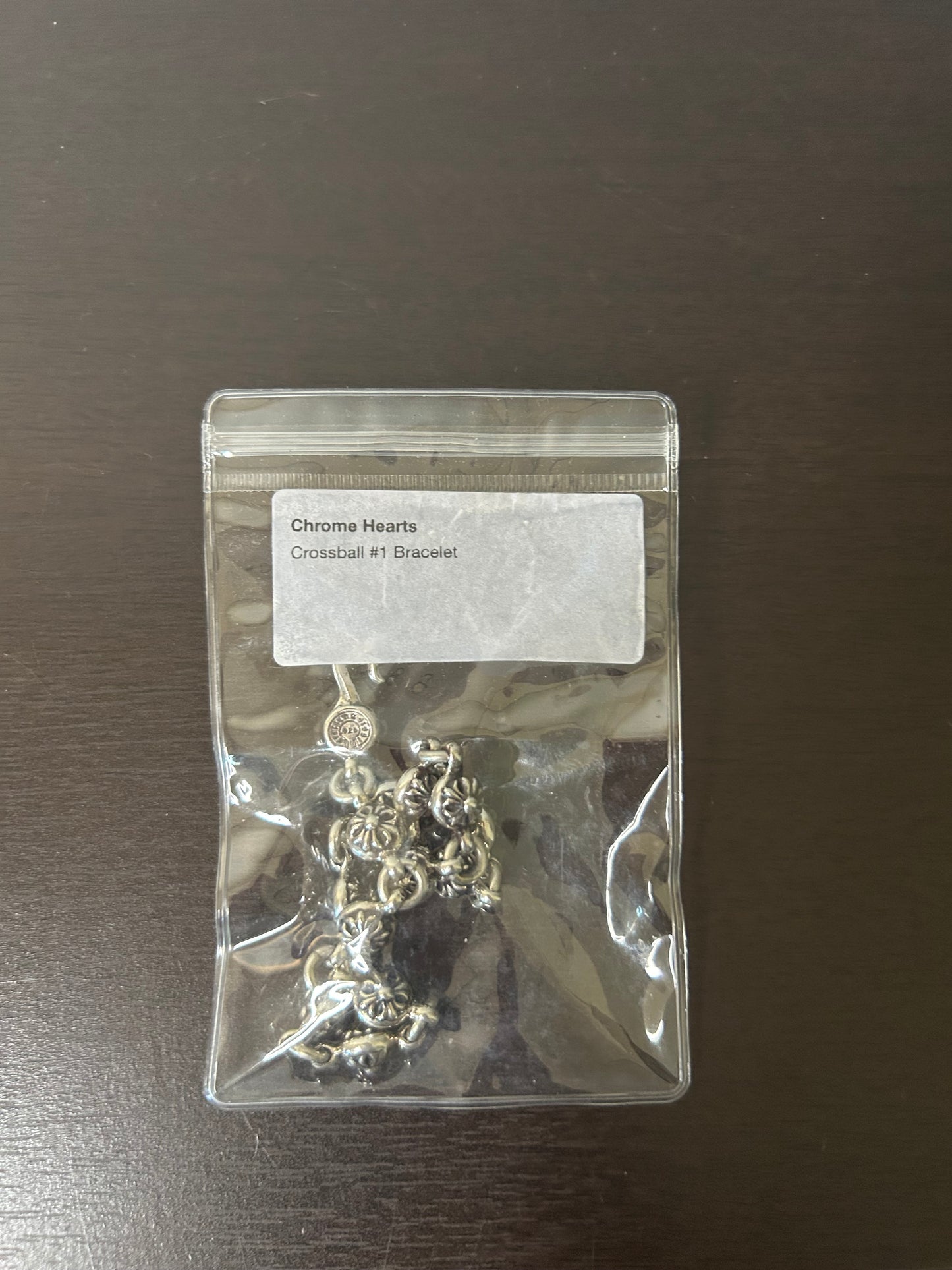 Chrome Hearts 8 Inch Cross Ball Bracelet