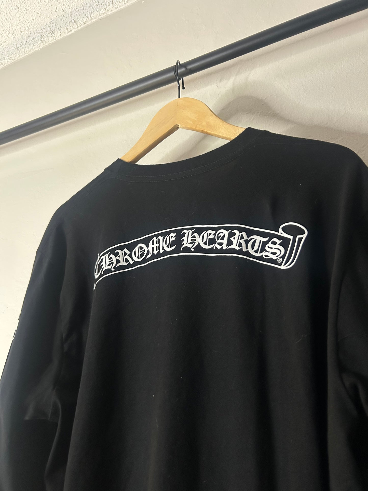 Chrome Hearts Scroll Logo Longsleeve