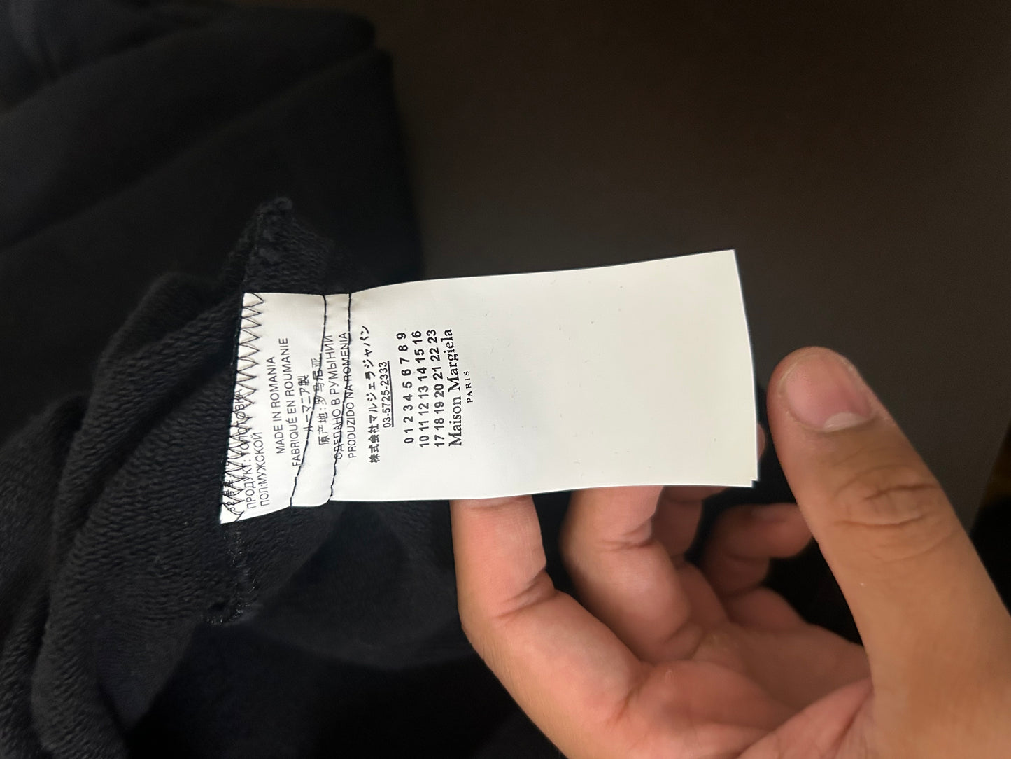 Maison Margiela Upside Down Logo Hoodie