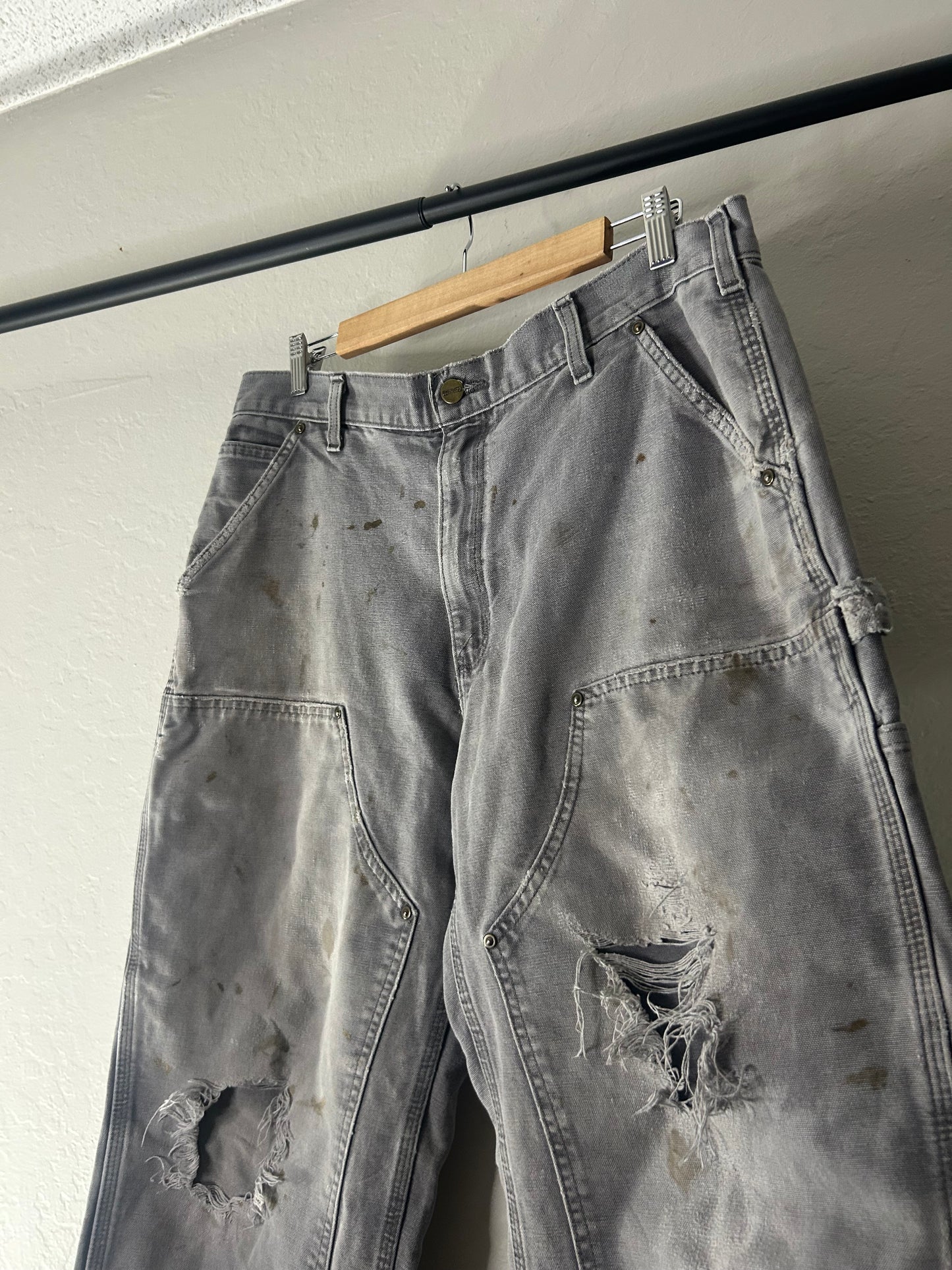 Vintage Carhartt Grey Double Knees