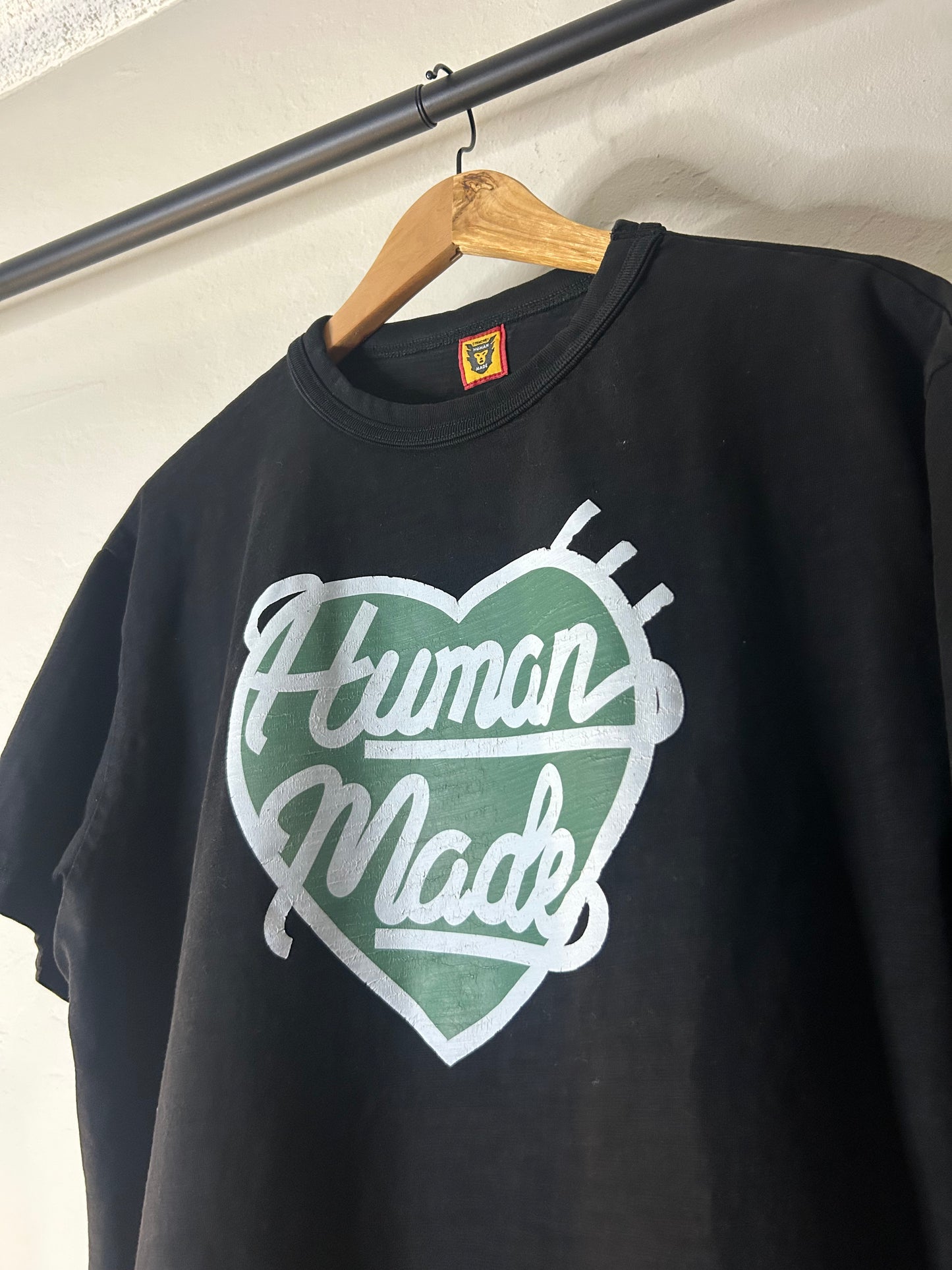 Human Made Green Heart Logo Tee