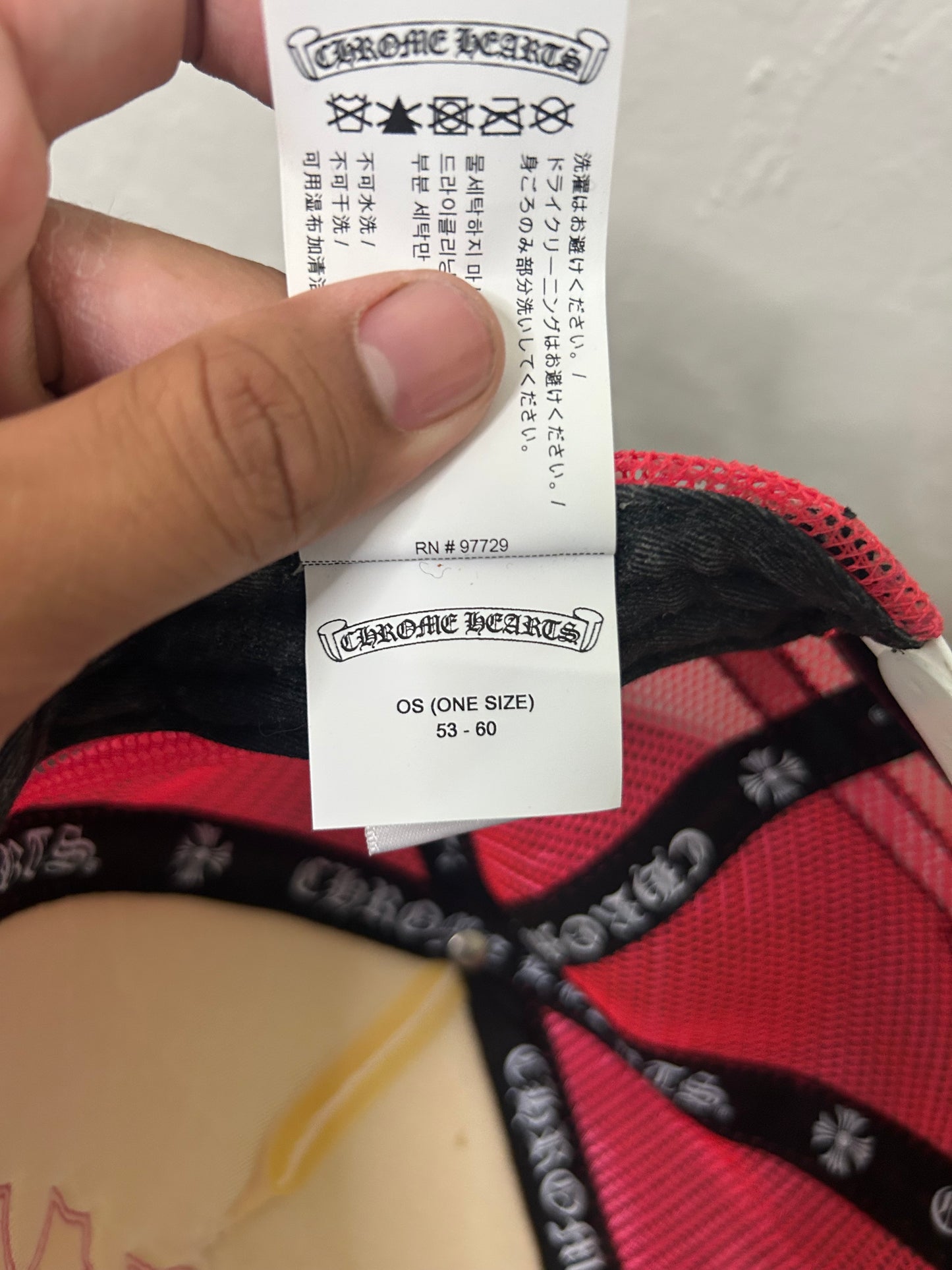 Chrome Hearts Pink Triple Cross Hat