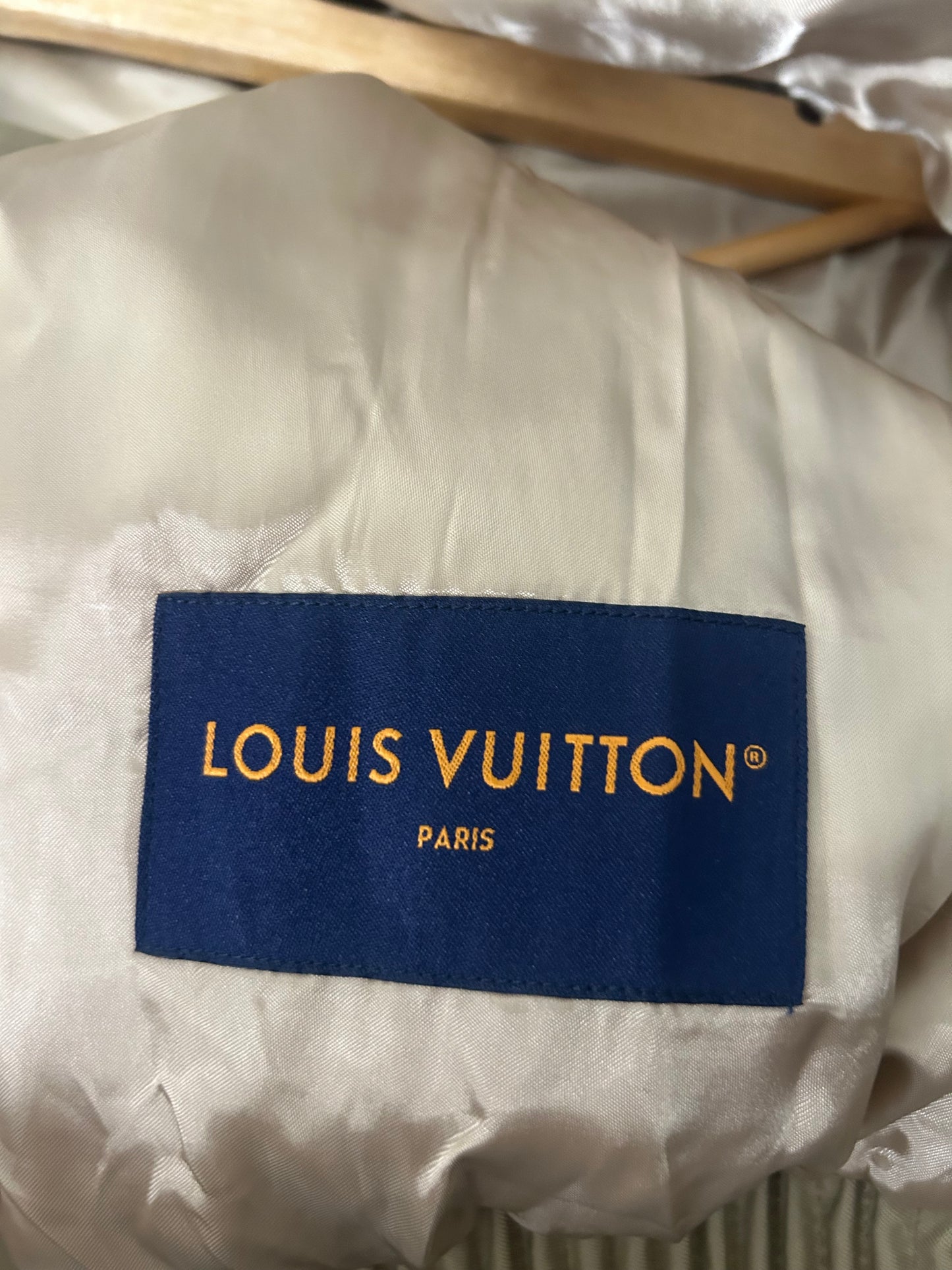 Louis Vuitton Tan Baseball Bomber Jacket
