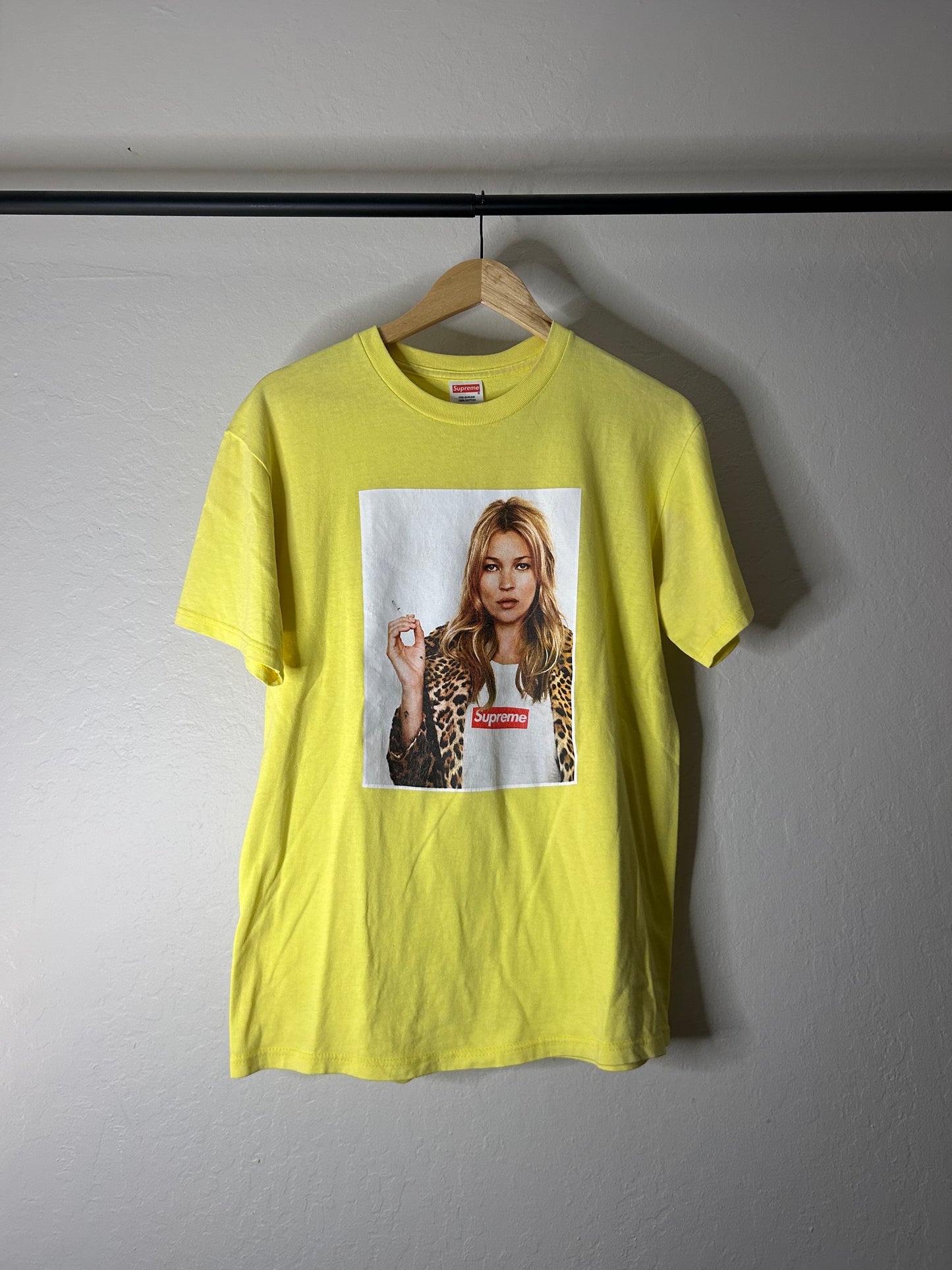 Supreme Yellow Kate Moss Photo Tee