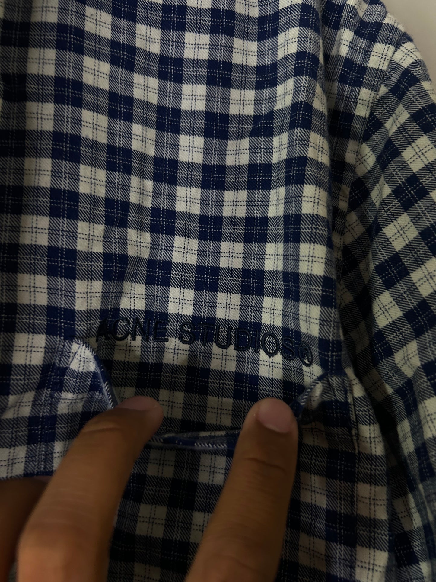 Acne Studios Plaid Button Up