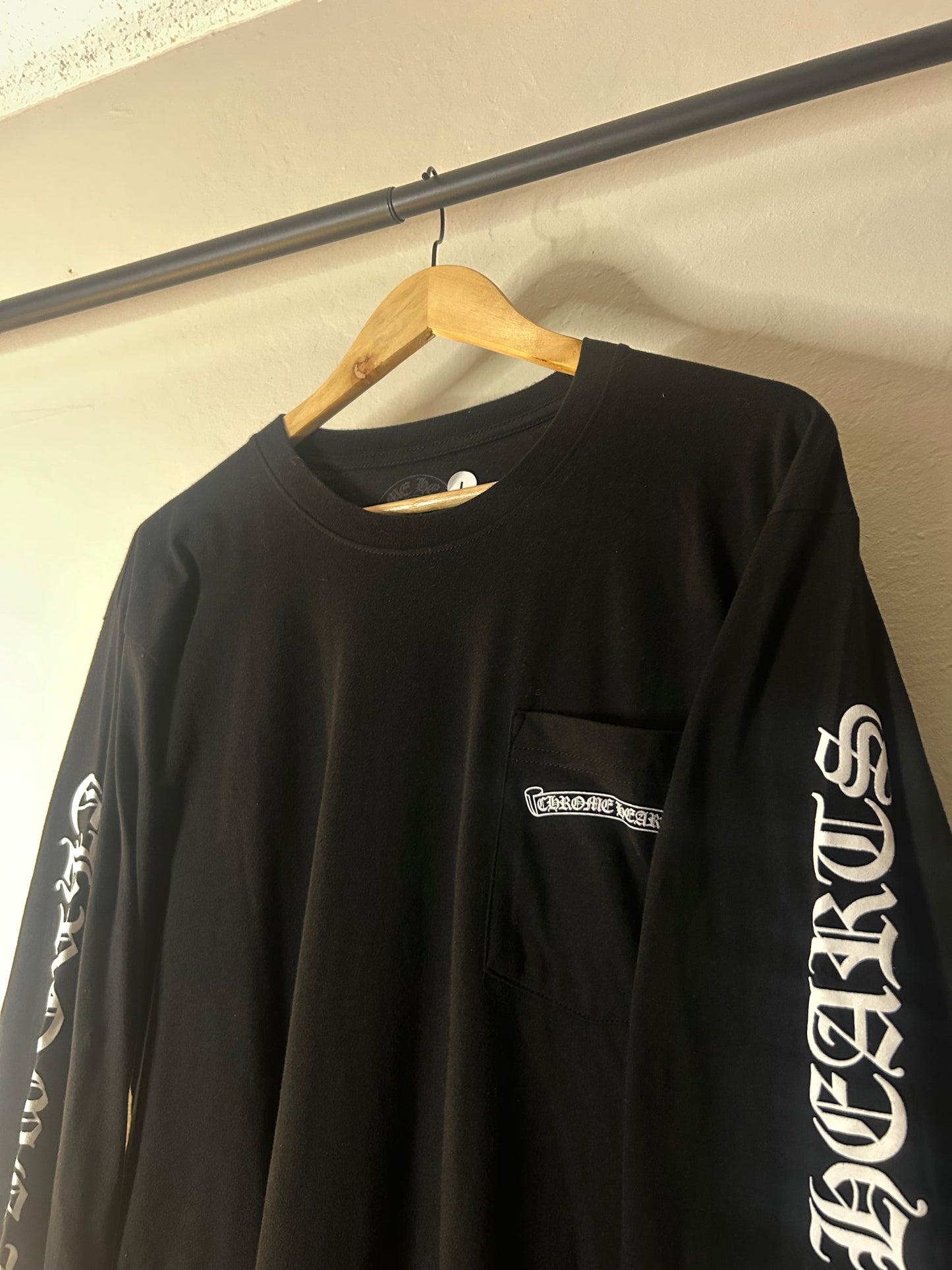 Chrome Hearts Scroll Logo Longsleeve
