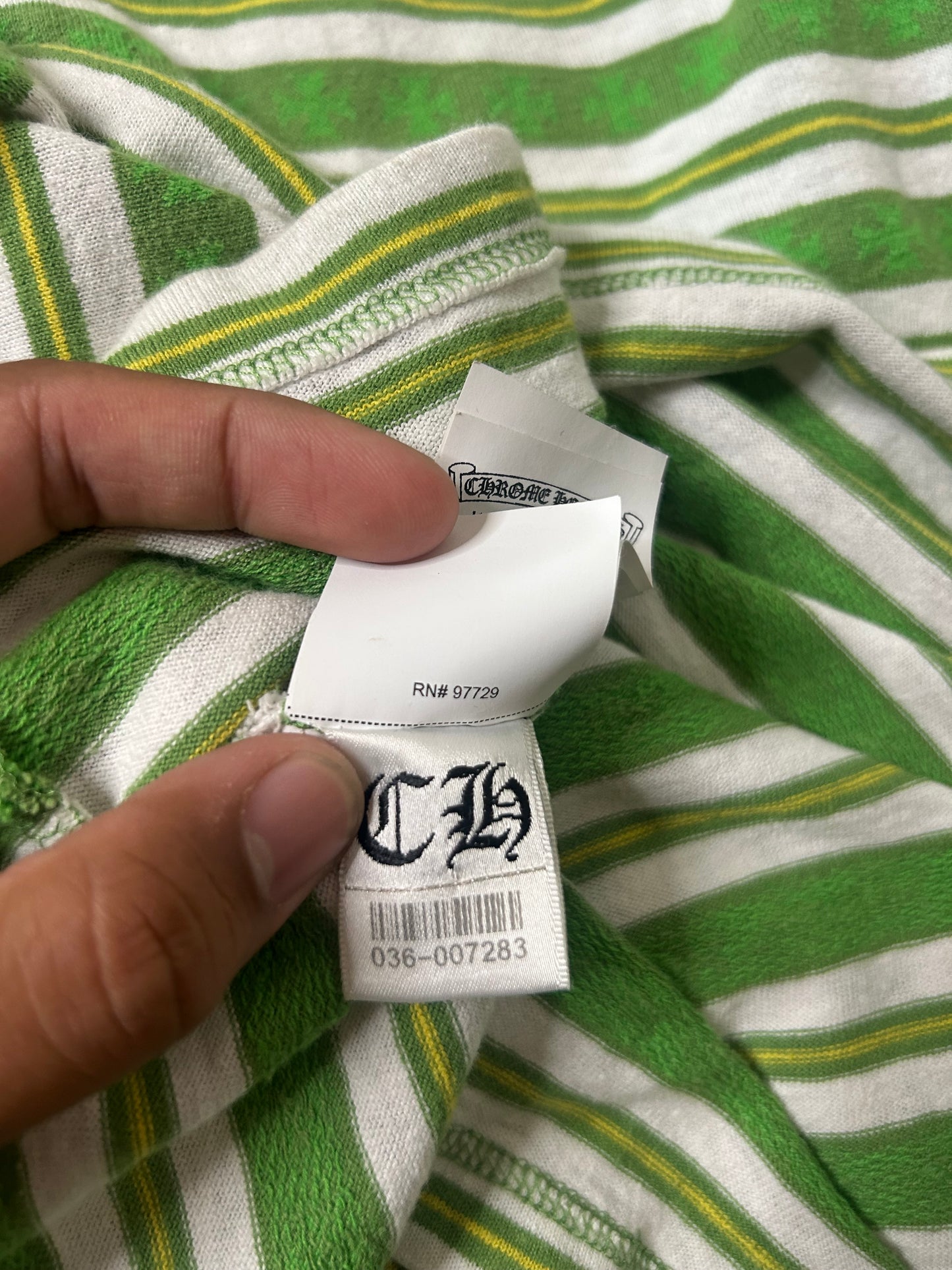 Chrome Hearts Green Rugby Polo